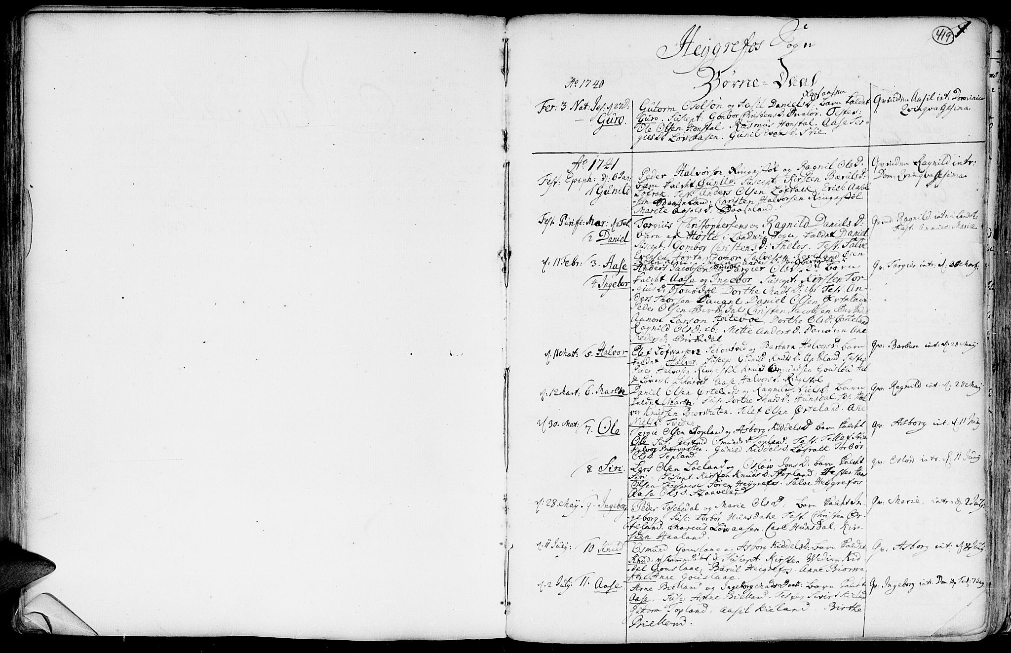 Hommedal sokneprestkontor, SAK/1111-0023/F/Fa/Fab/L0002: Parish register (official) no. A 2 /3, 1740-1821, p. 419