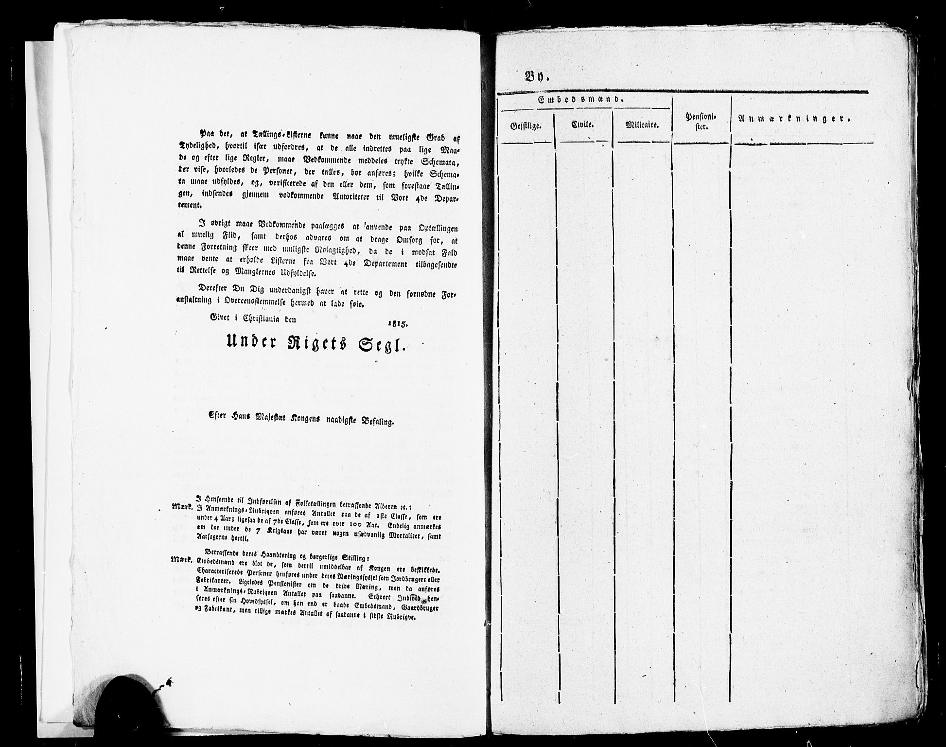 SAB, 1815 Census for Bergen, 1815, p. 498