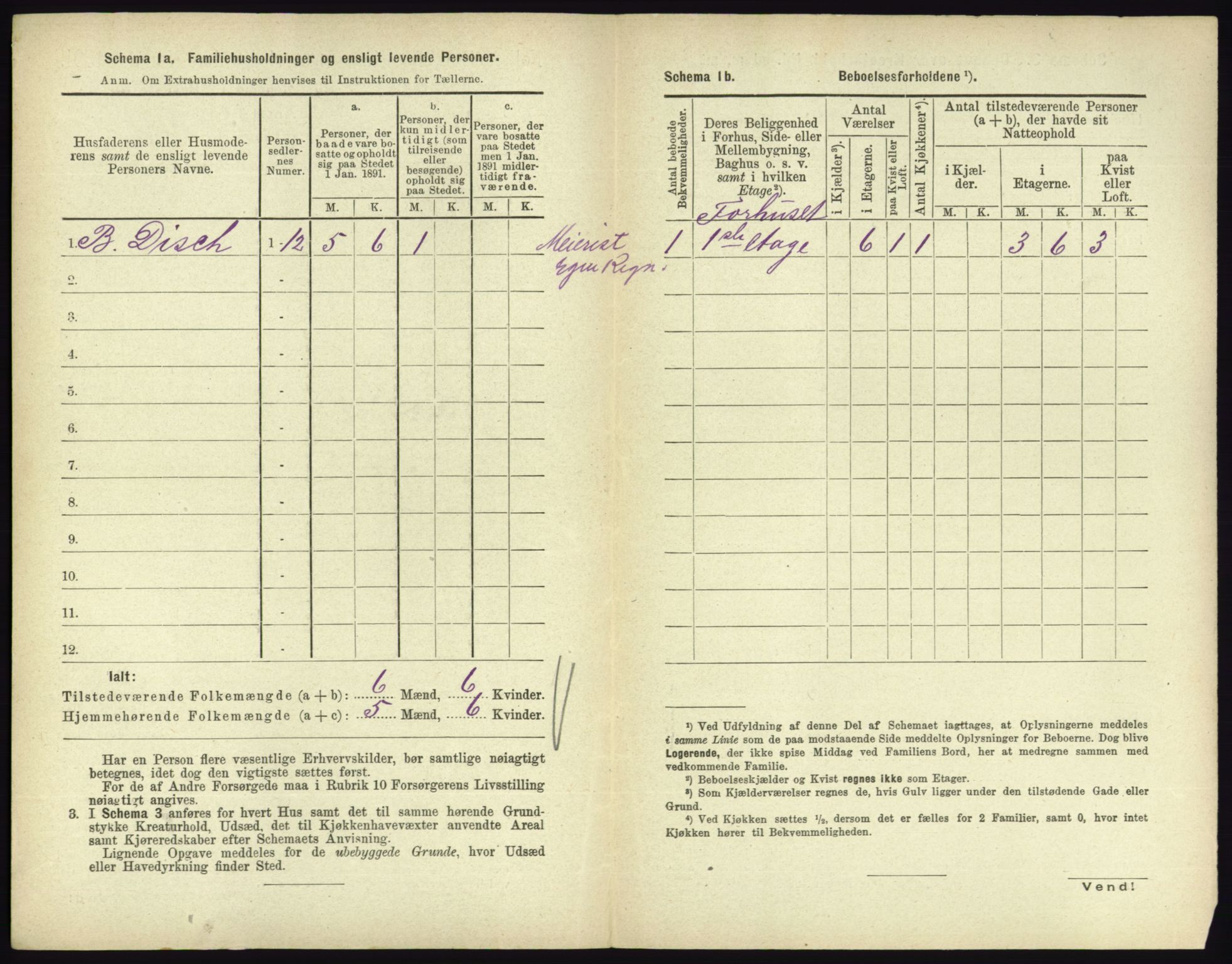 RA, 1891 census for 0705 Tønsberg, 1891, p. 419