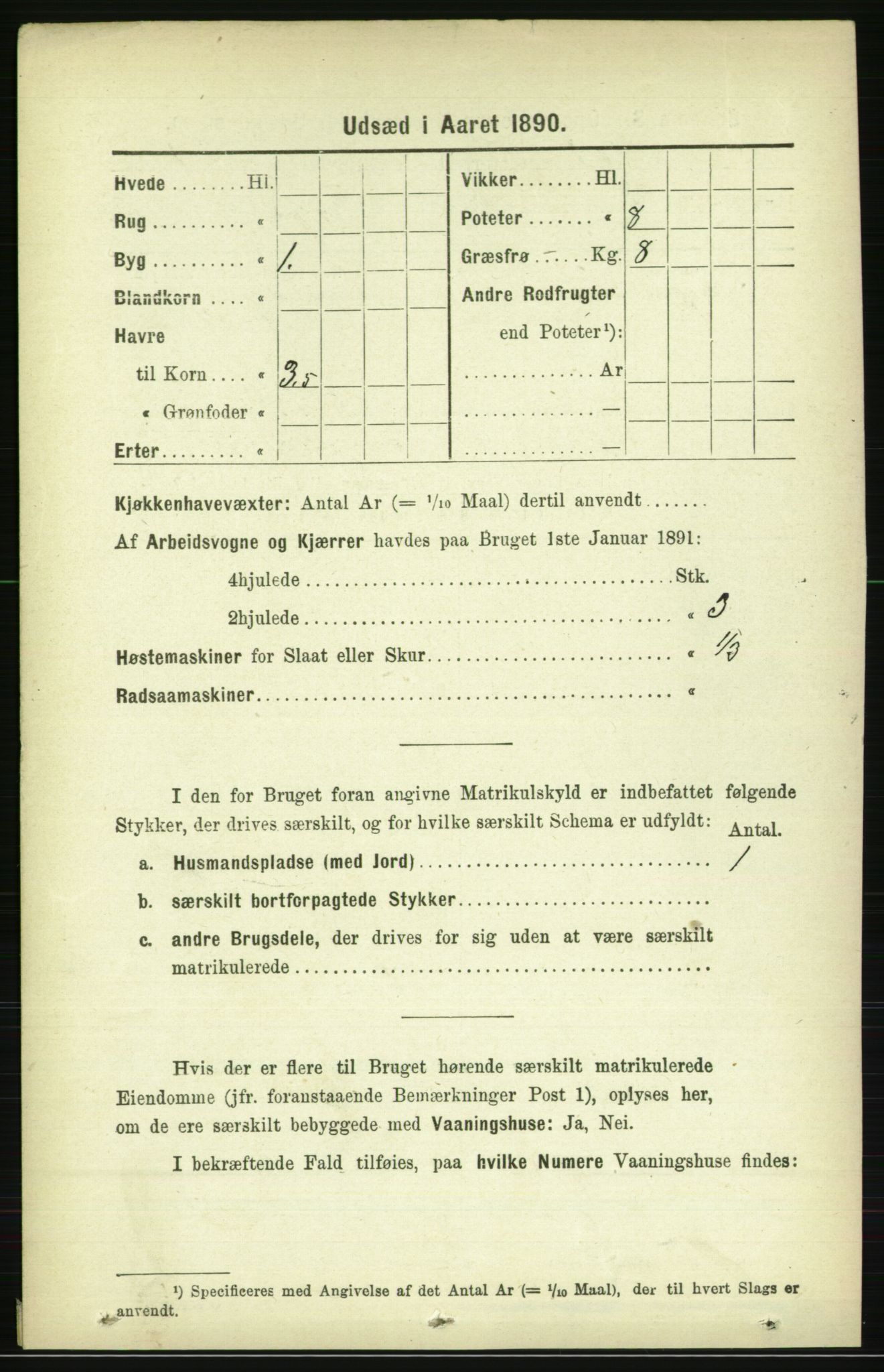 RA, 1891 census for 1734 Stod, 1891, p. 2850