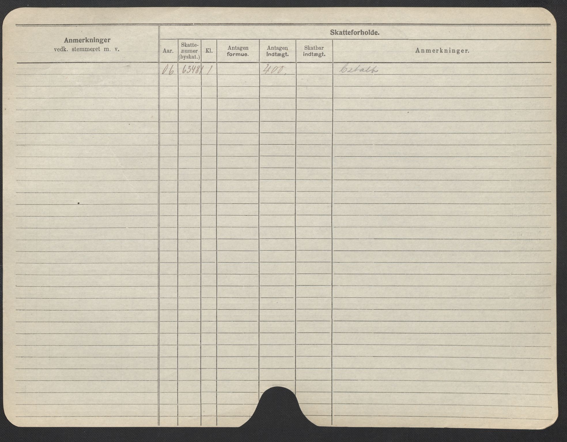 Oslo folkeregister, Registerkort, AV/SAO-A-11715/F/Fa/Fac/L0022: Kvinner, 1906-1914, p. 554b