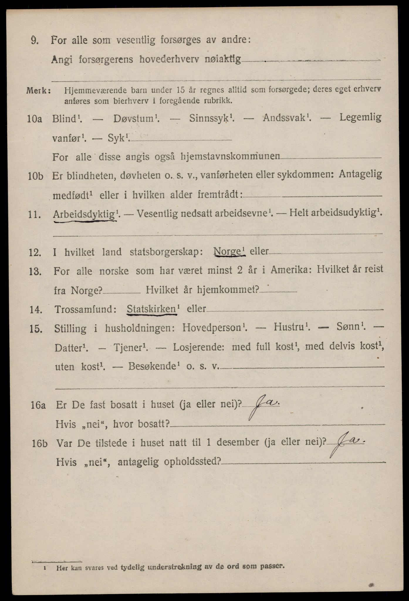 SAST, 1920 census for Heskestad, 1920, p. 1838