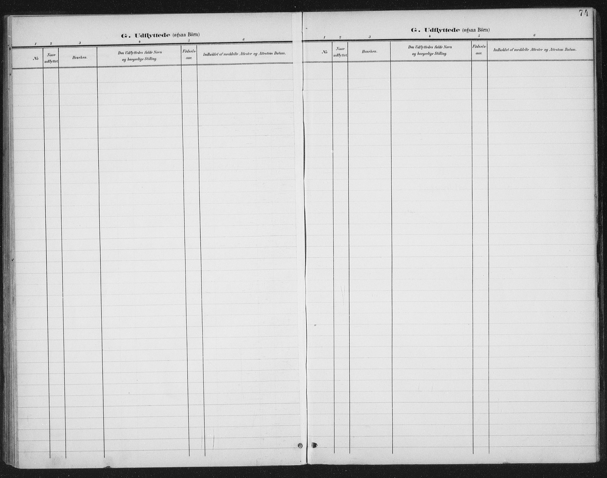 Ministerialprotokoller, klokkerbøker og fødselsregistre - Møre og Romsdal, SAT/A-1454/568/L0810: Parish register (official) no. 568A14, 1901-1915, p. 74