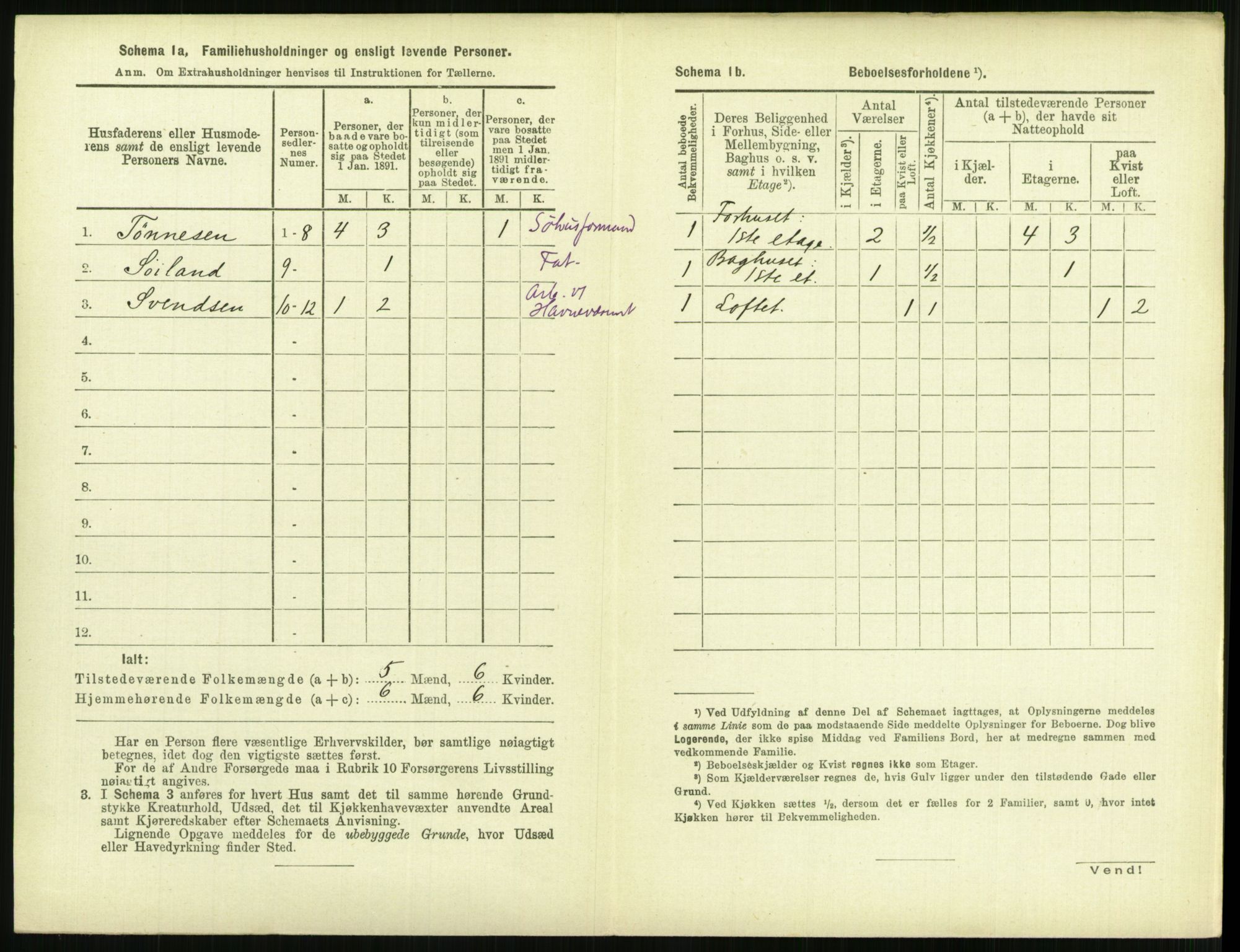 RA, 1891 census for 1103 Stavanger, 1891, p. 2984