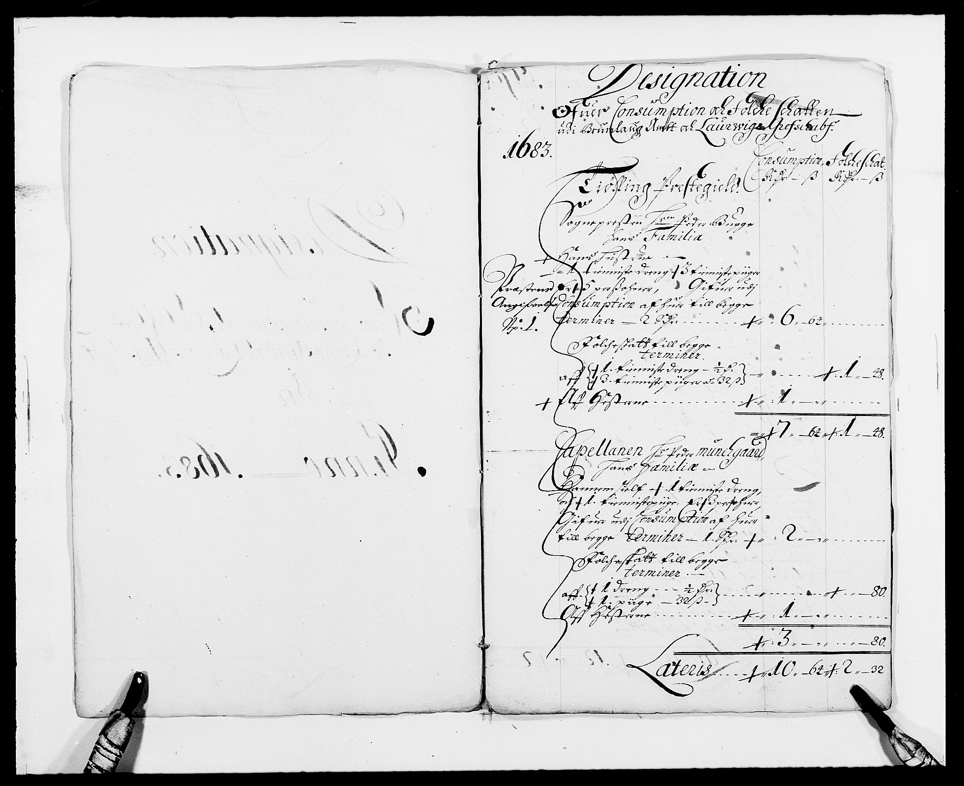 Rentekammeret inntil 1814, Reviderte regnskaper, Fogderegnskap, RA/EA-4092/R33/L1969: Fogderegnskap Larvik grevskap, 1675-1687, p. 289