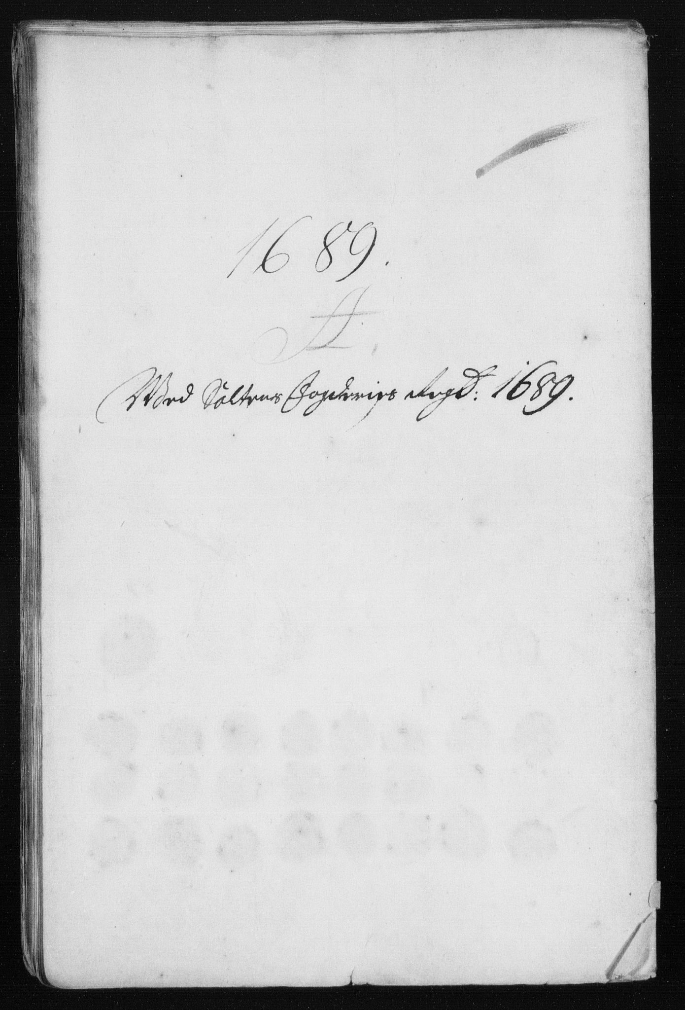 Rentekammeret inntil 1814, Reviderte regnskaper, Stiftamtstueregnskaper, Trondheim stiftamt og Nordland amt, AV/RA-EA-6044/R/Rh/L0013: Nordland amt, 1689