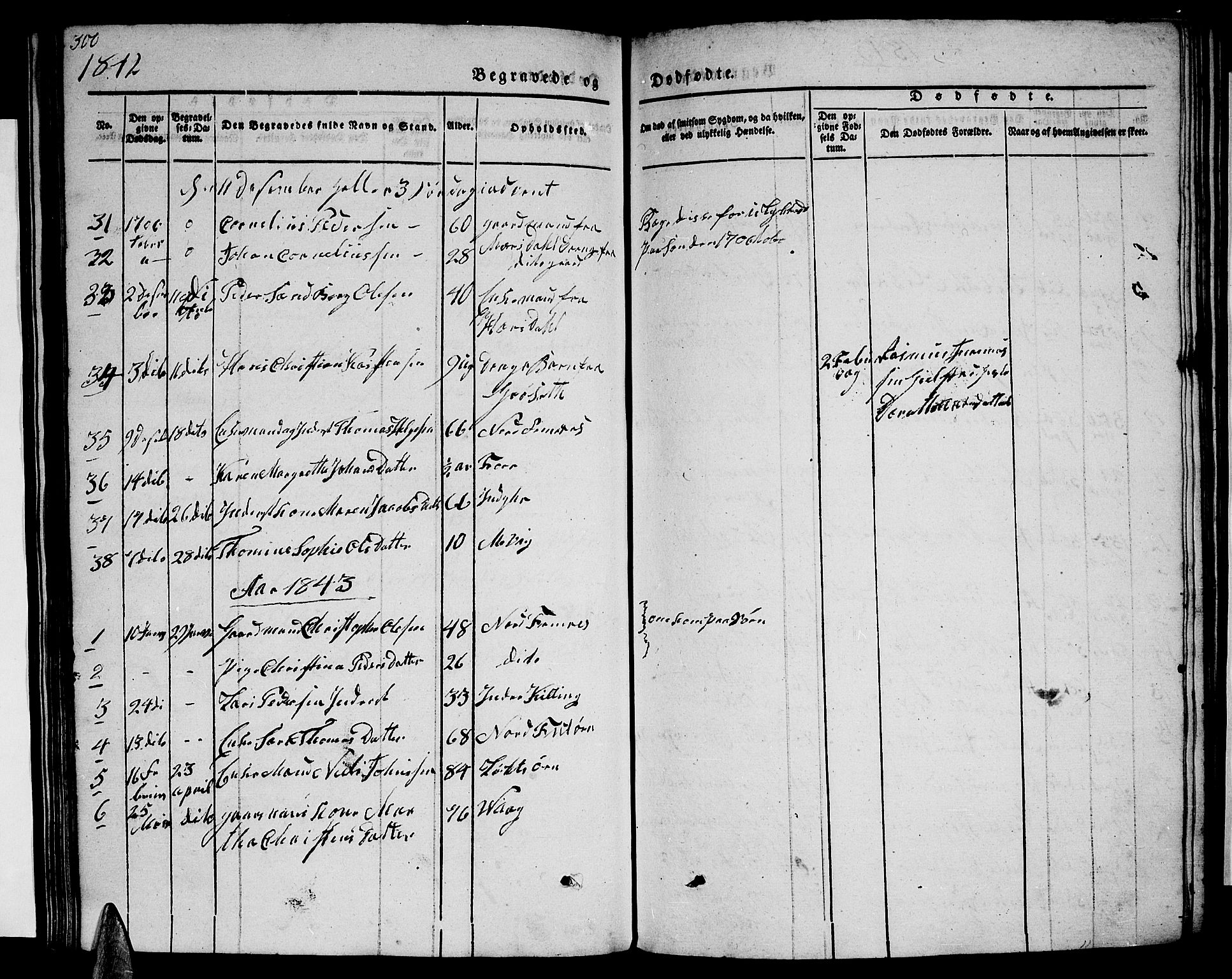 Ministerialprotokoller, klokkerbøker og fødselsregistre - Nordland, SAT/A-1459/805/L0106: Parish register (copy) no. 805C02, 1841-1861, p. 300