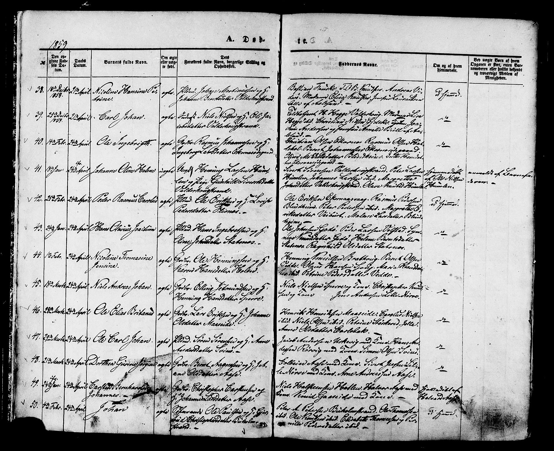 Ministerialprotokoller, klokkerbøker og fødselsregistre - Møre og Romsdal, AV/SAT-A-1454/528/L0398: Parish register (official) no. 528A09, 1858-1864, p. 7