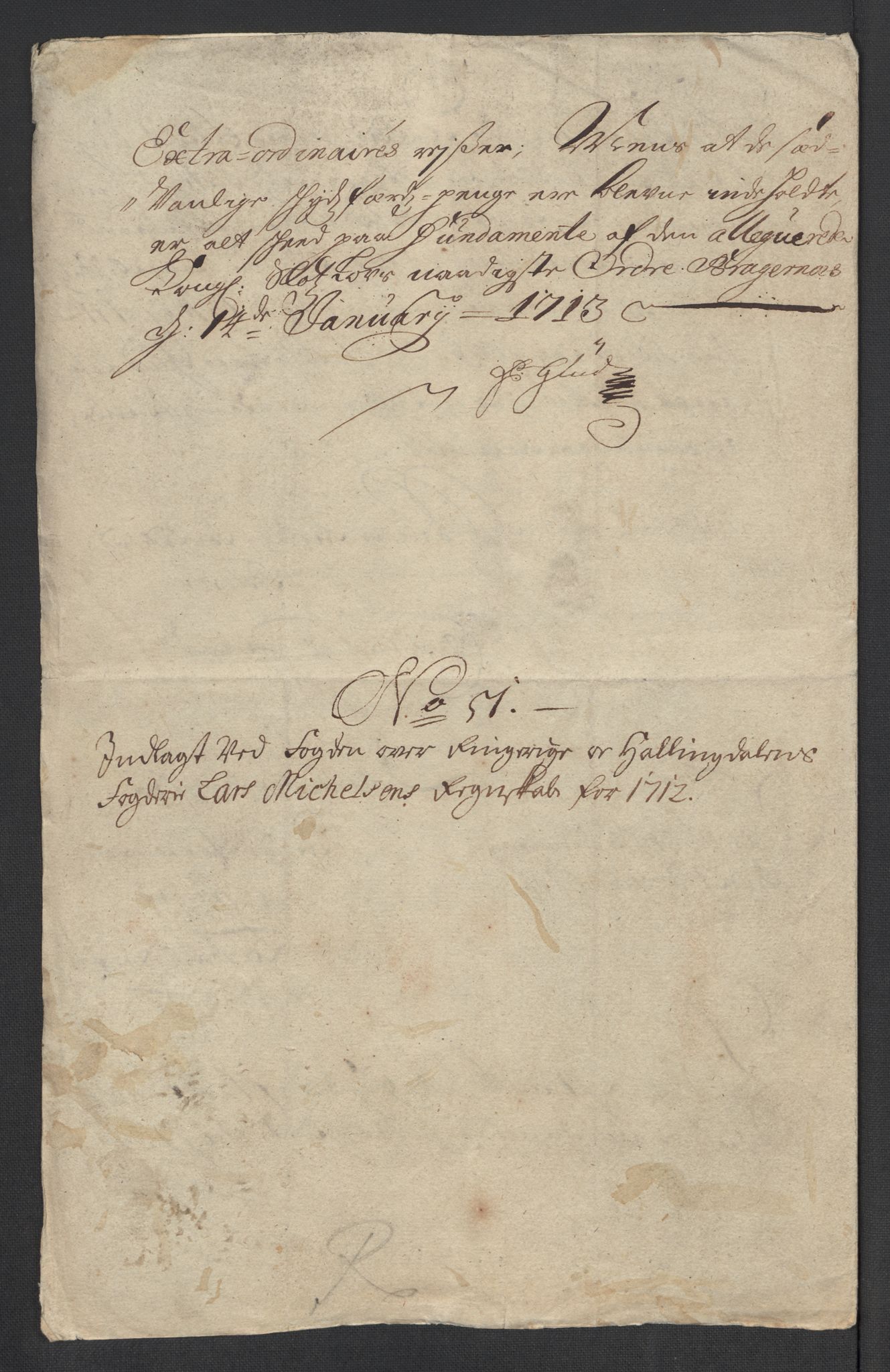 Rentekammeret inntil 1814, Reviderte regnskaper, Fogderegnskap, RA/EA-4092/R23/L1470: Fogderegnskap Ringerike og Hallingdal, 1712, p. 227