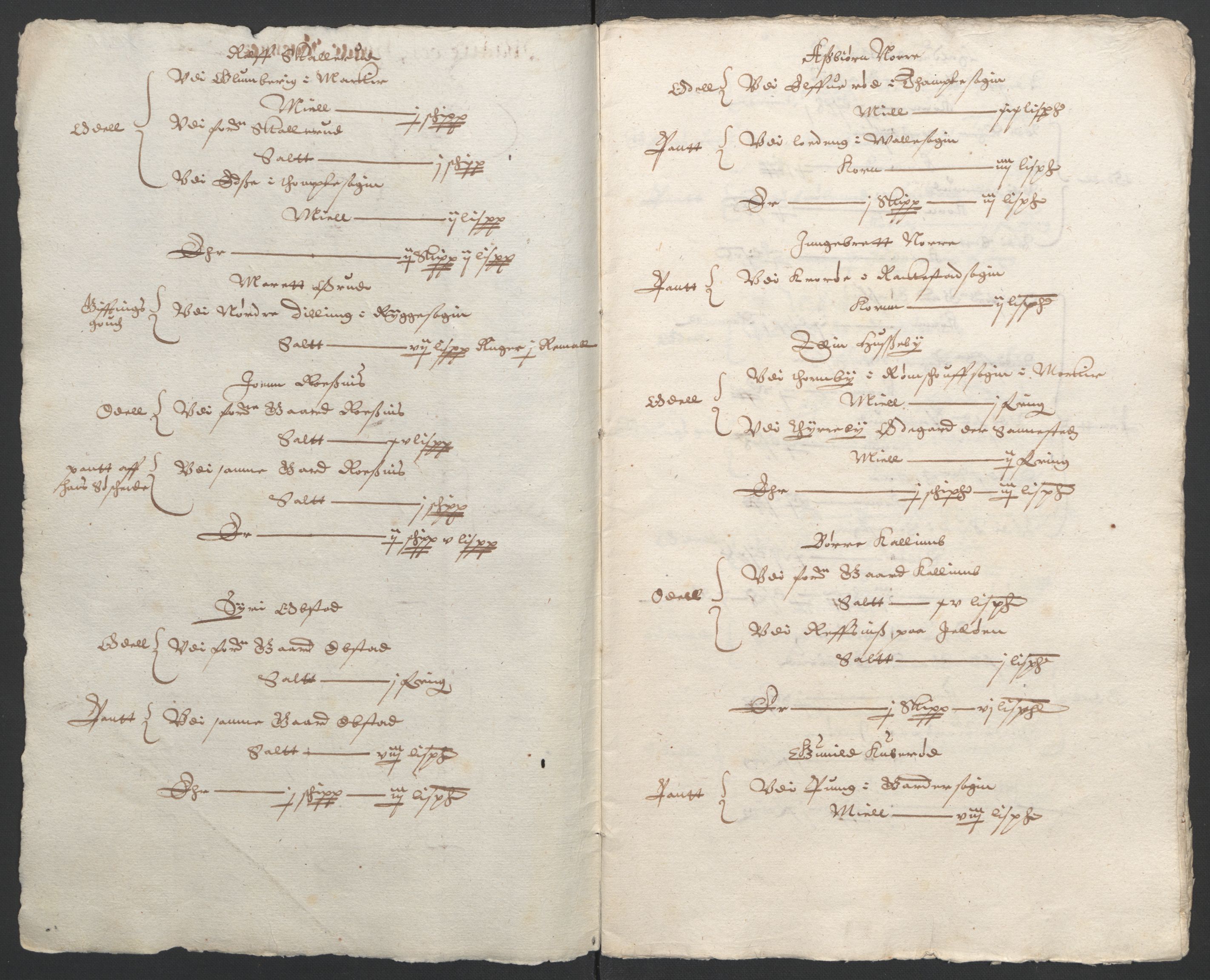 Stattholderembetet 1572-1771, AV/RA-EA-2870/Ek/L0009/0001: Jordebøker til utlikning av rosstjeneste 1624-1626: / Odelsjordebøker for noen vikværske len, 1624-1626, p. 77