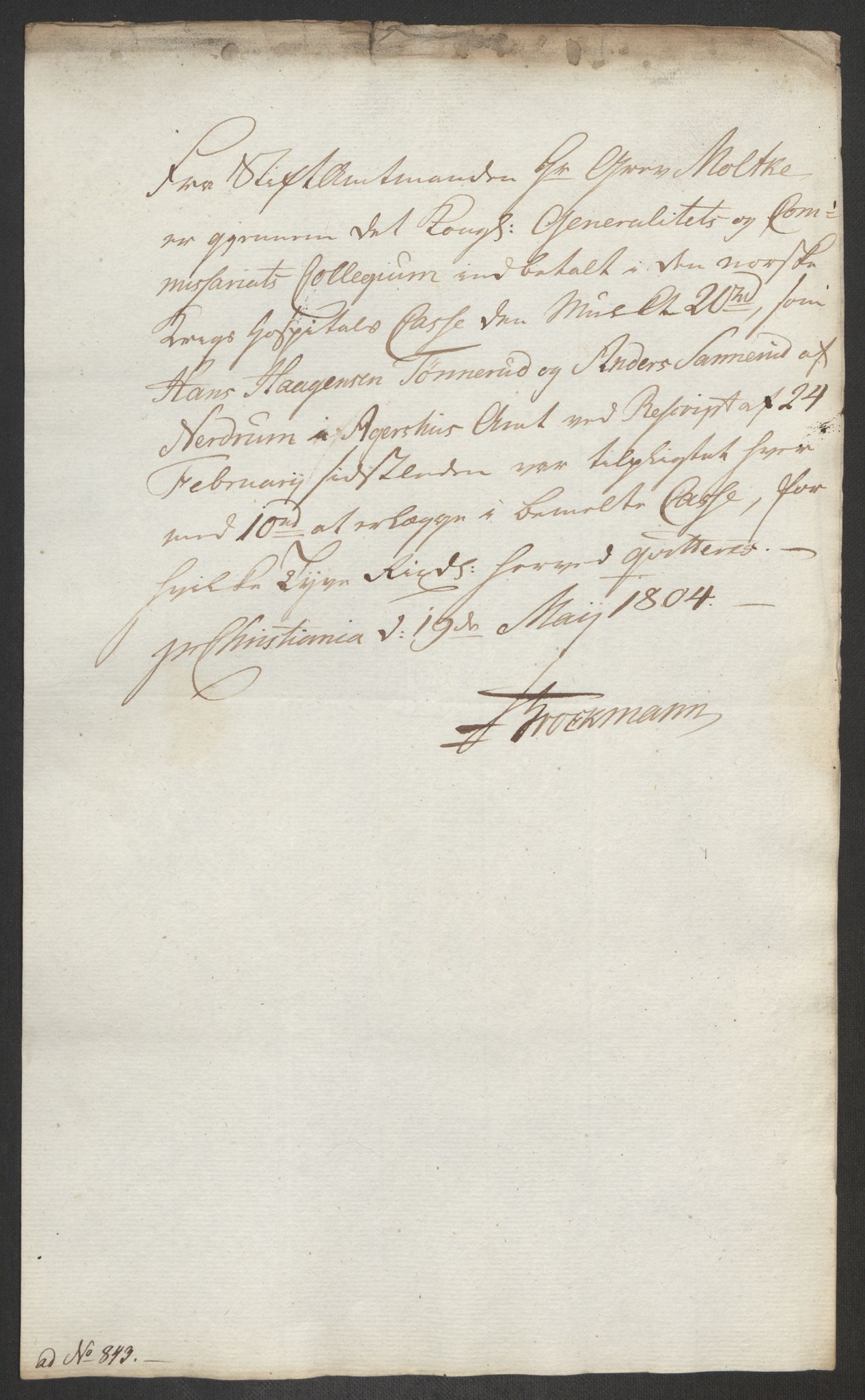 Rentekammeret inntil 1814, Reviderte regnskaper, Fogderegnskap, AV/RA-EA-4092/R11/L0679: Fogderegnskap Nedre Romerike, 1803, p. 709