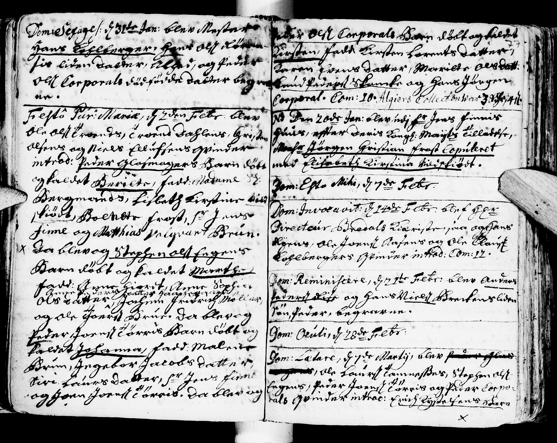 Ministerialprotokoller, klokkerbøker og fødselsregistre - Sør-Trøndelag, SAT/A-1456/681/L0924: Parish register (official) no. 681A02, 1720-1731, p. 76-77