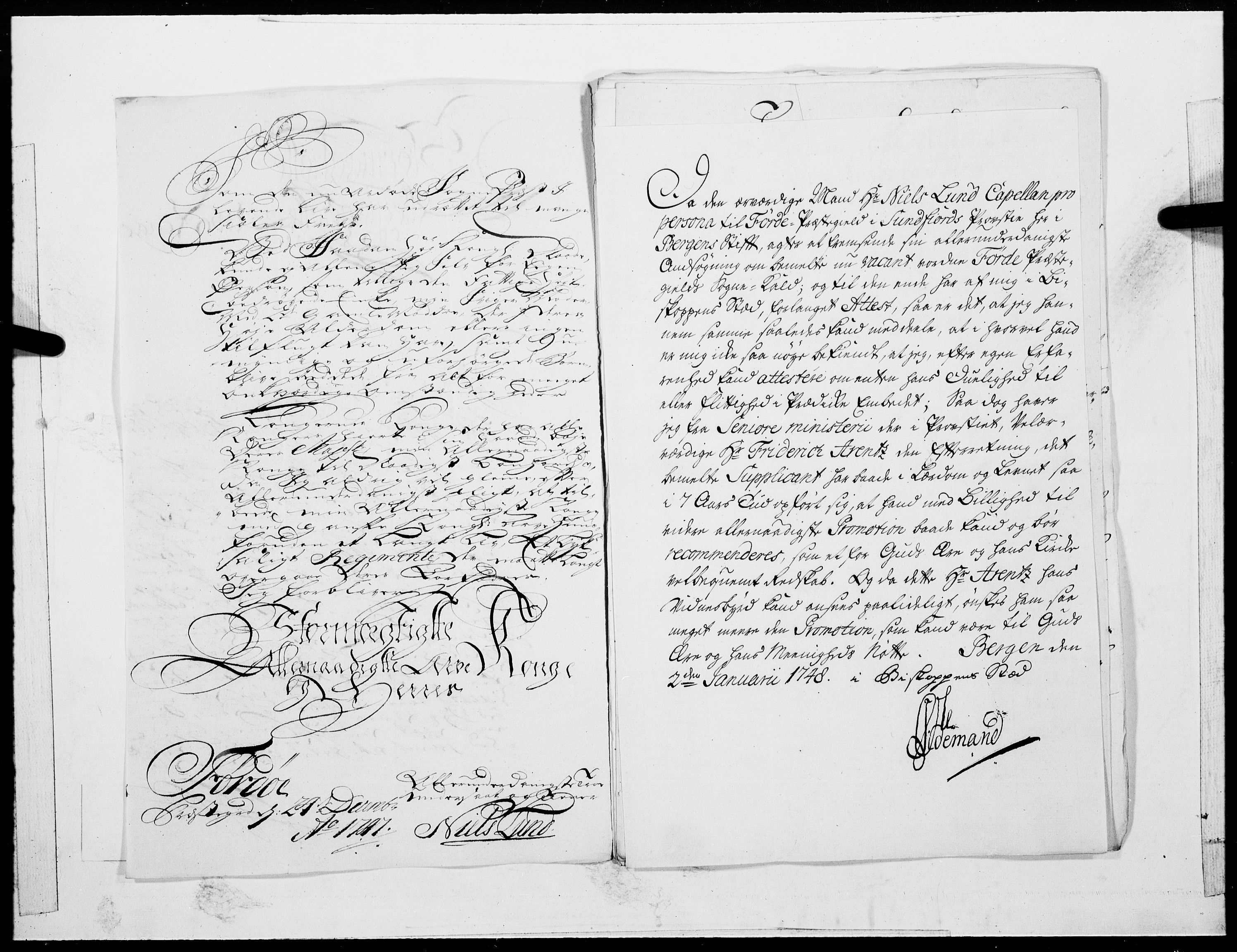 Danske Kanselli 1572-1799, AV/RA-EA-3023/F/Fc/Fcc/Fcca/L0148: Norske innlegg 1572-1799, 1748, p. 95