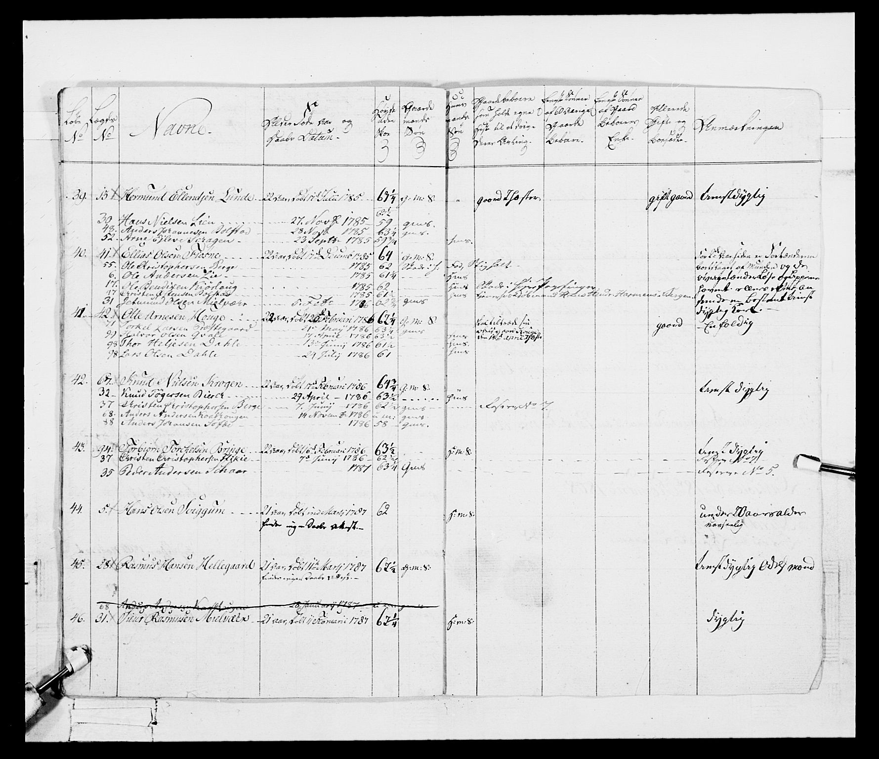 Generalitets- og kommissariatskollegiet, Det kongelige norske kommissariatskollegium, AV/RA-EA-5420/E/Eh/L0098: Bergenhusiske nasjonale infanteriregiment, 1808, p. 154