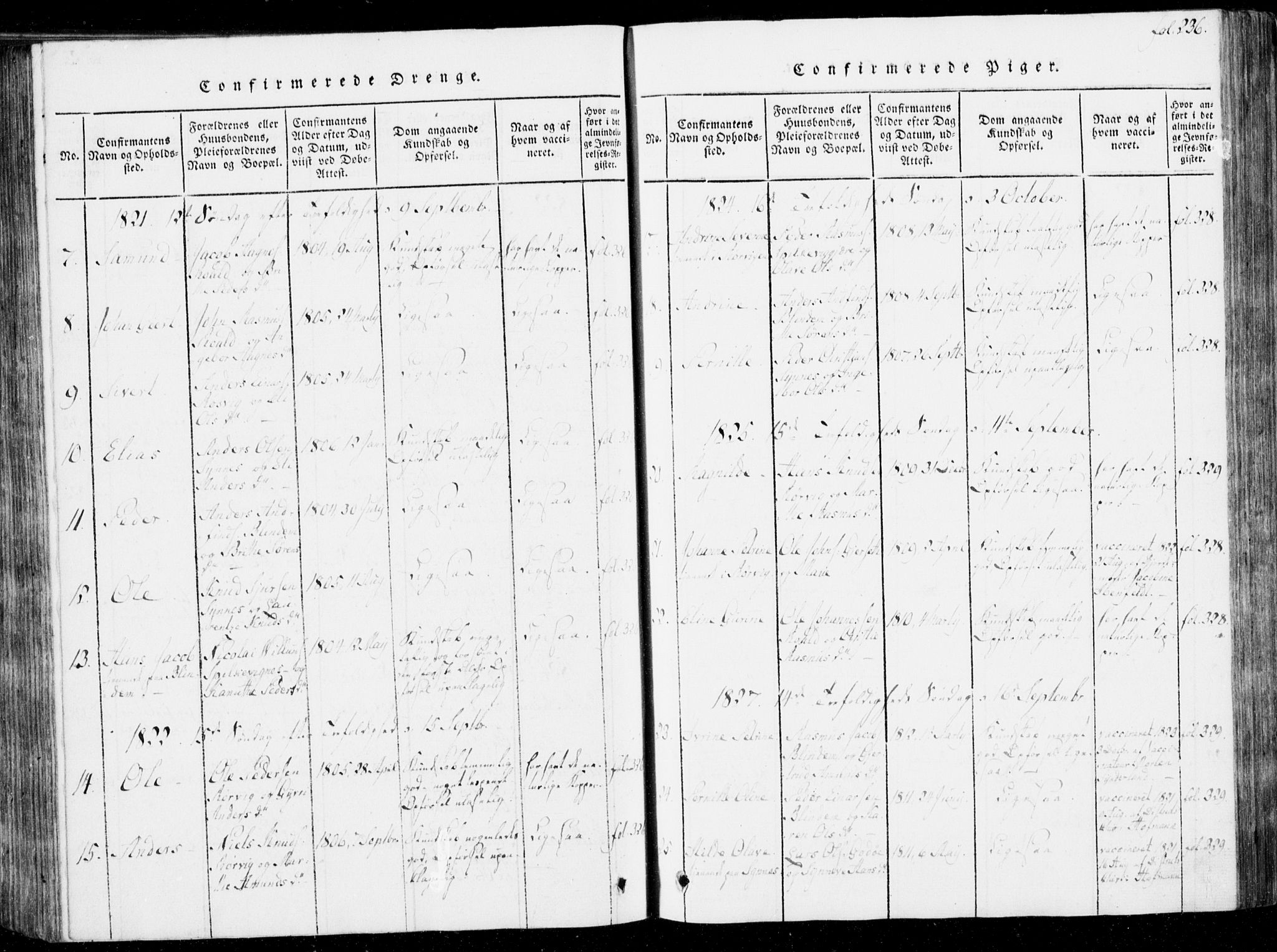 Ministerialprotokoller, klokkerbøker og fødselsregistre - Møre og Romsdal, SAT/A-1454/537/L0517: Parish register (official) no. 537A01, 1818-1862, p. 236