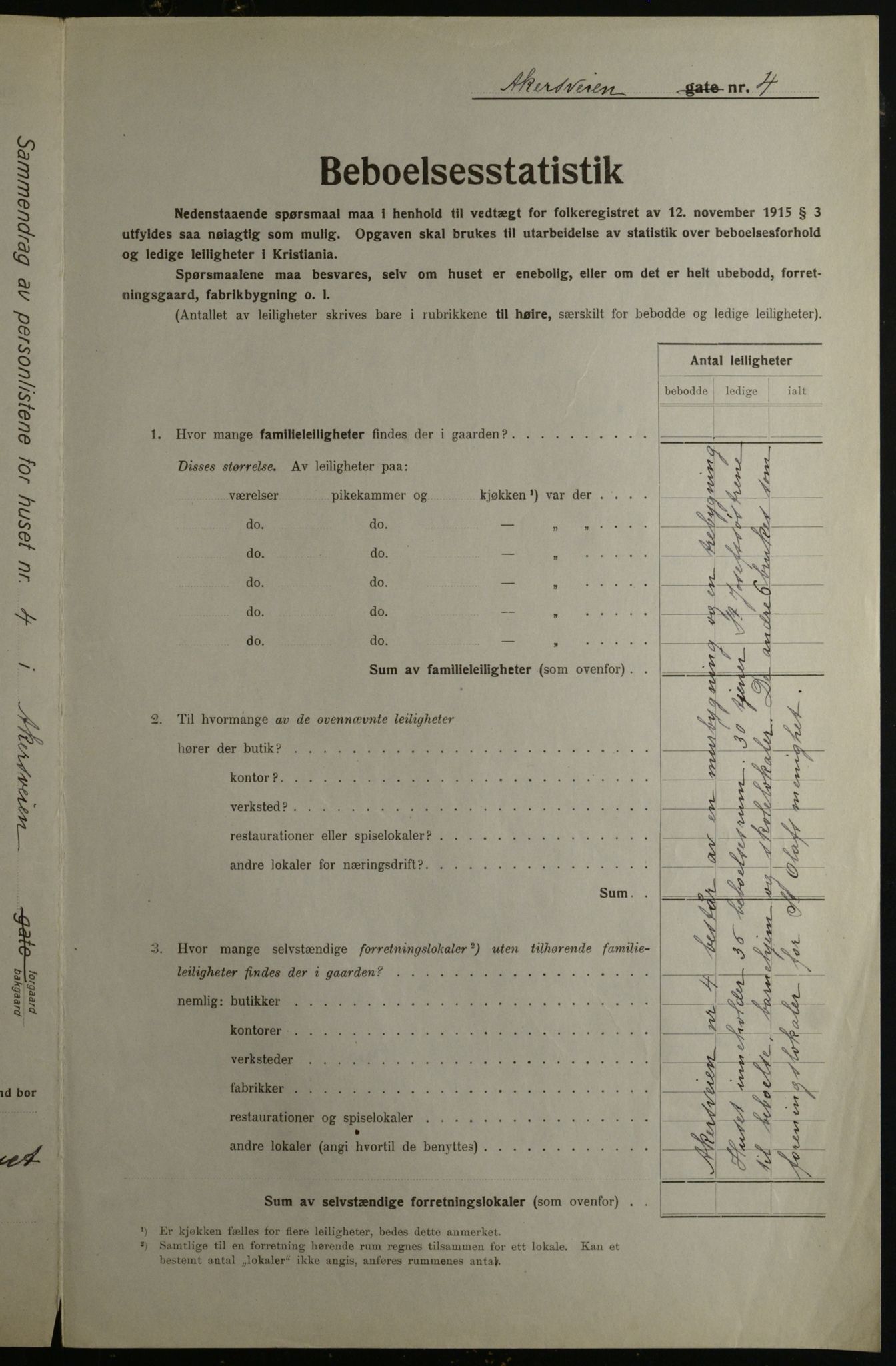 OBA, Municipal Census 1923 for Kristiania, 1923, p. 1055