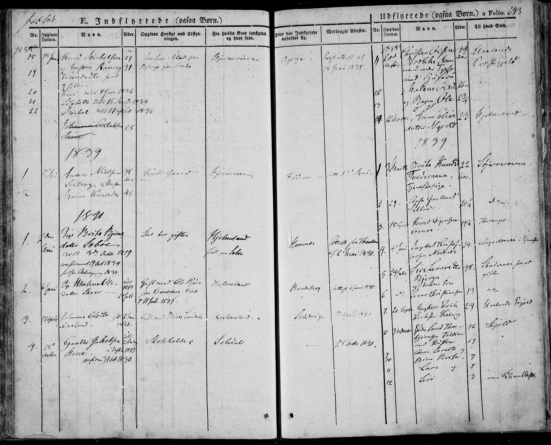 Jelsa sokneprestkontor, AV/SAST-A-101842/01/IV: Parish register (official) no. A 6.2, 1828-1853, p. 643