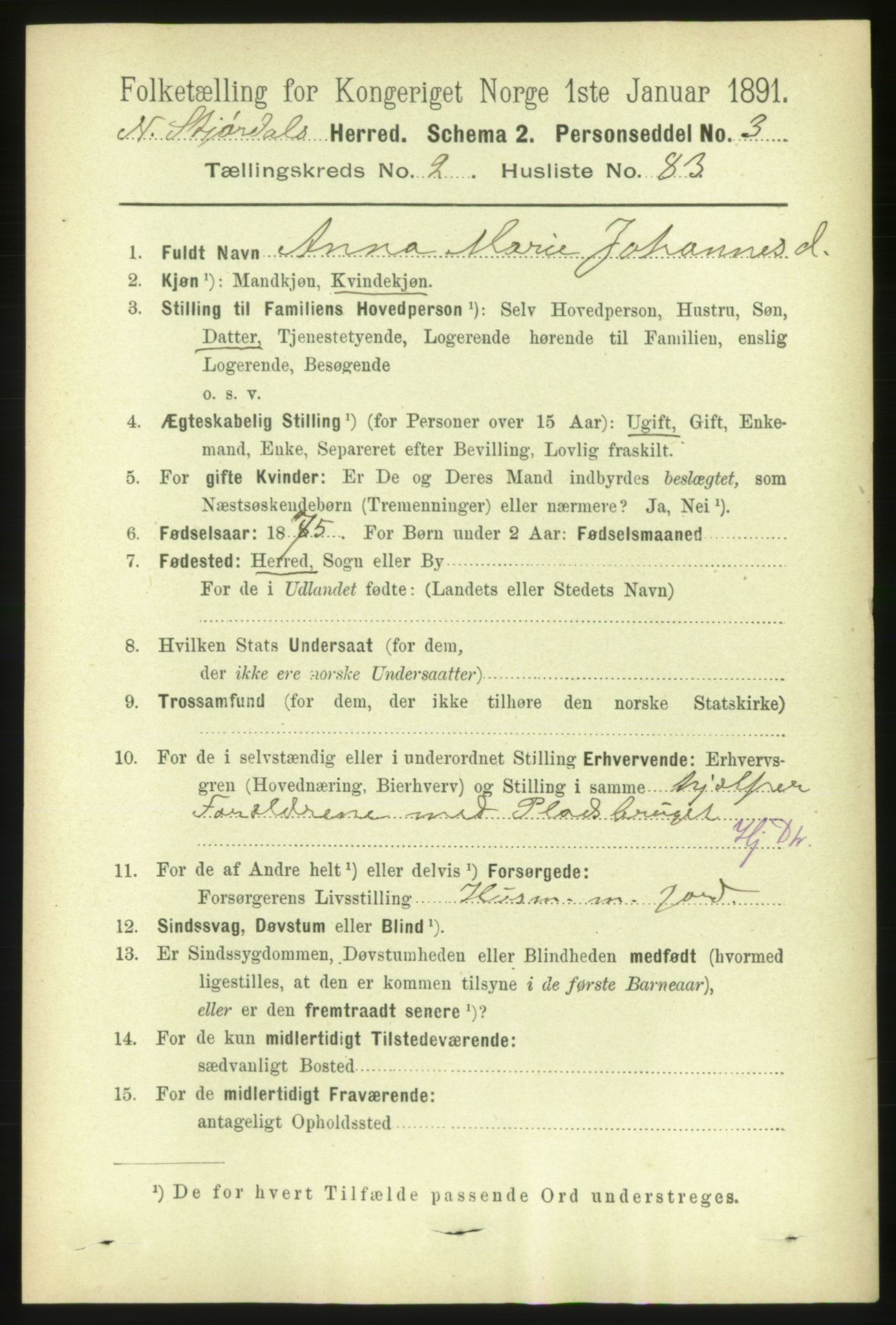 RA, 1891 census for 1714 Nedre Stjørdal, 1891, p. 938