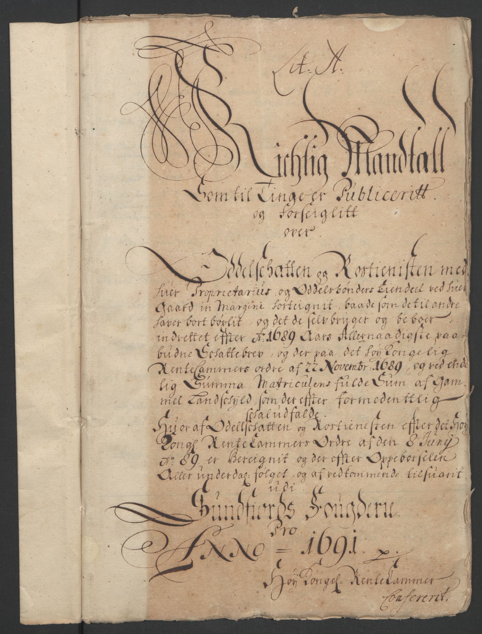 Rentekammeret inntil 1814, Reviderte regnskaper, Fogderegnskap, RA/EA-4092/R53/L3420: Fogderegnskap Sunn- og Nordfjord, 1691-1692, p. 12