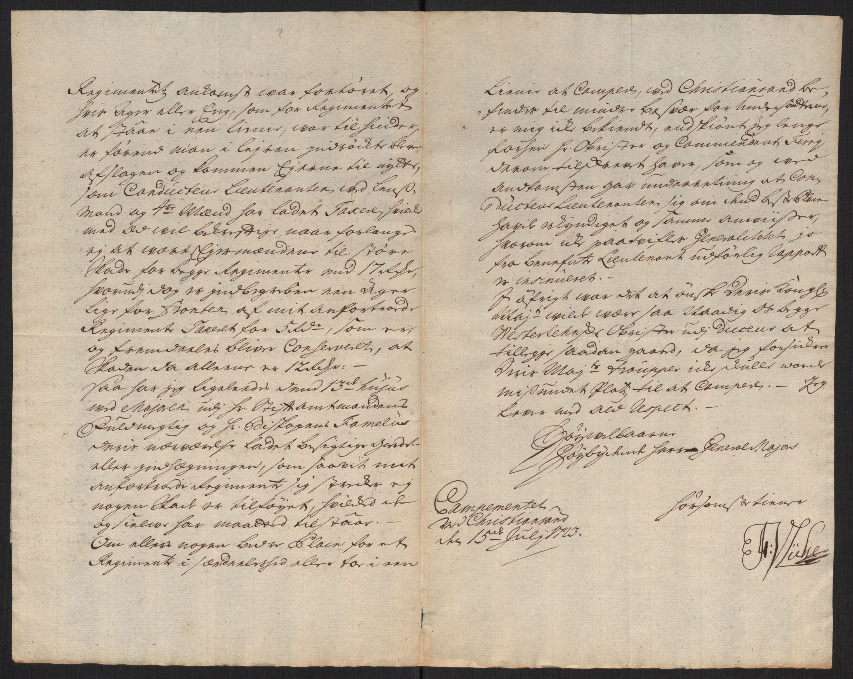 Kommanderende general (KG I) med Det norske krigsdirektorium, AV/RA-EA-5419/D/L0060: Stattholderens, stiftamtmenns og amtmenns brev, 1720-1730, p. 212