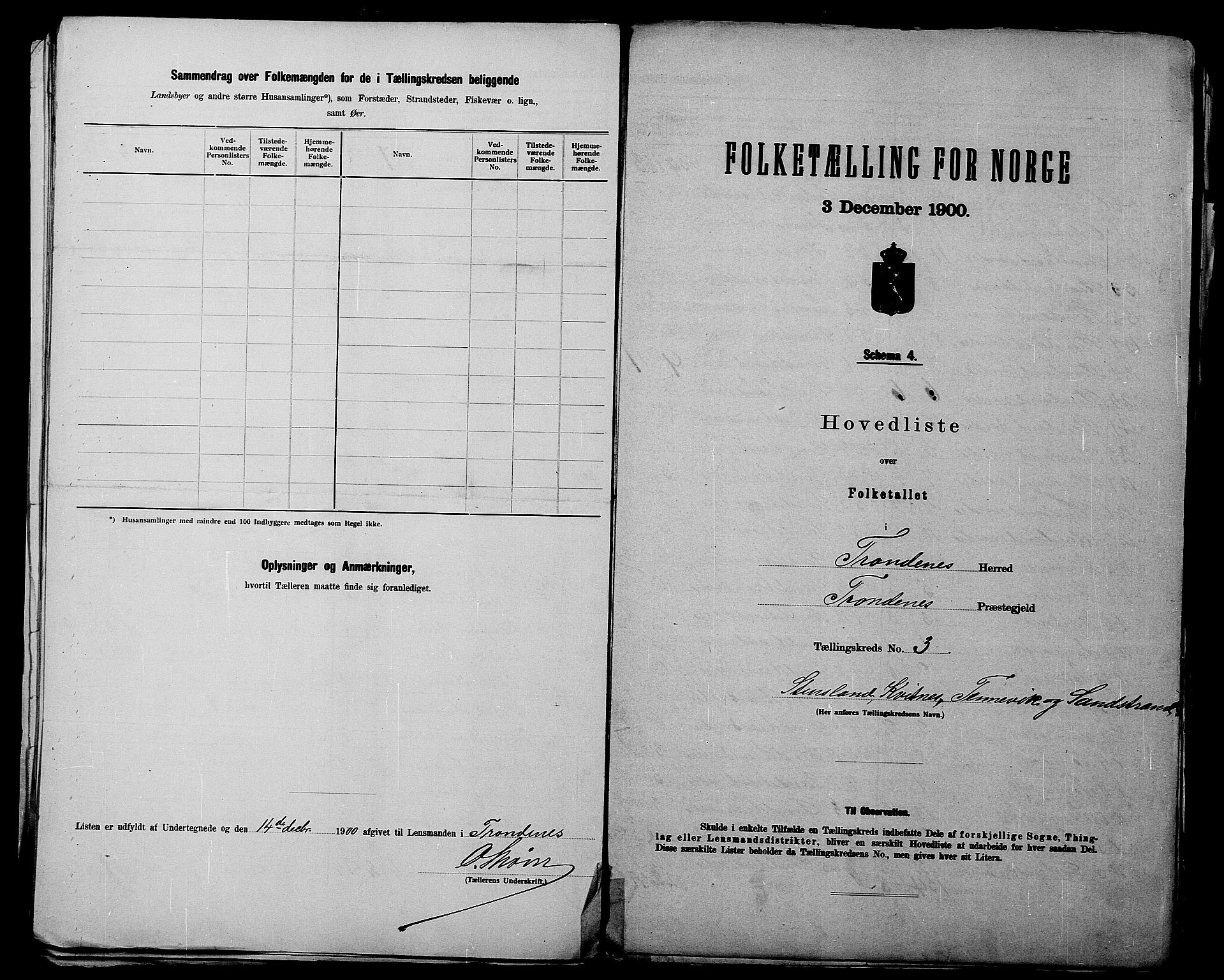 SATØ, 1900 census for Trondenes, 1900, p. 18