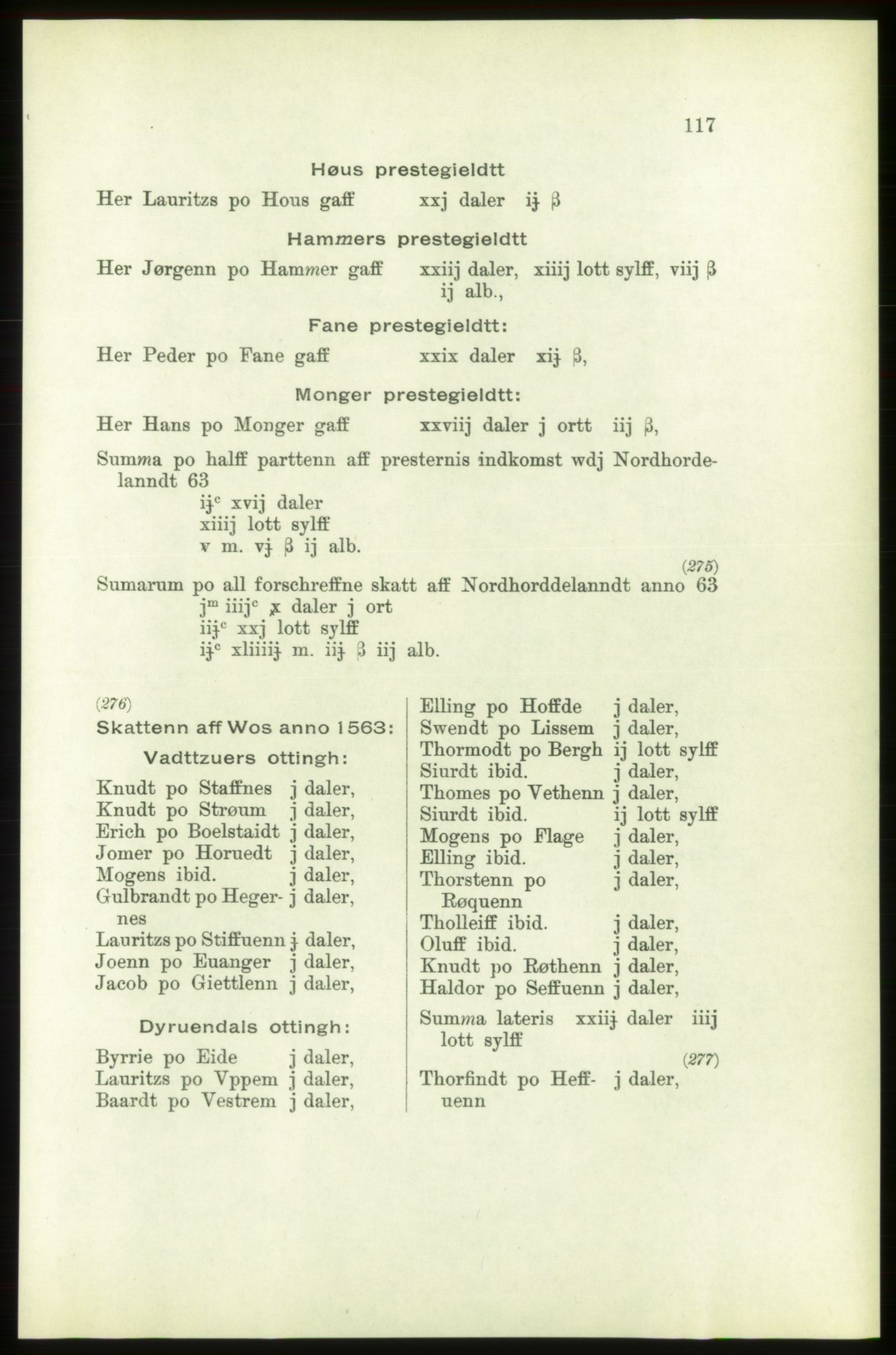 Publikasjoner utgitt av Arkivverket, PUBL/PUBL-001/C/0003: Bind 3: Skatten av Bergenhus len 1563, 1563, p. 117