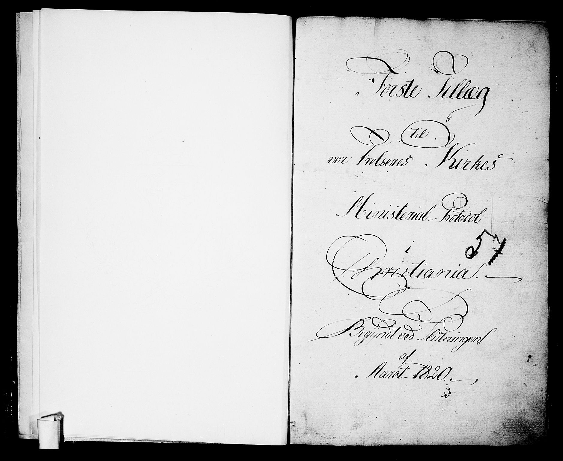 Oslo domkirke Kirkebøker, AV/SAO-A-10752/G/Ga/L0002: Parish register (copy) no. 2, 1820-1824