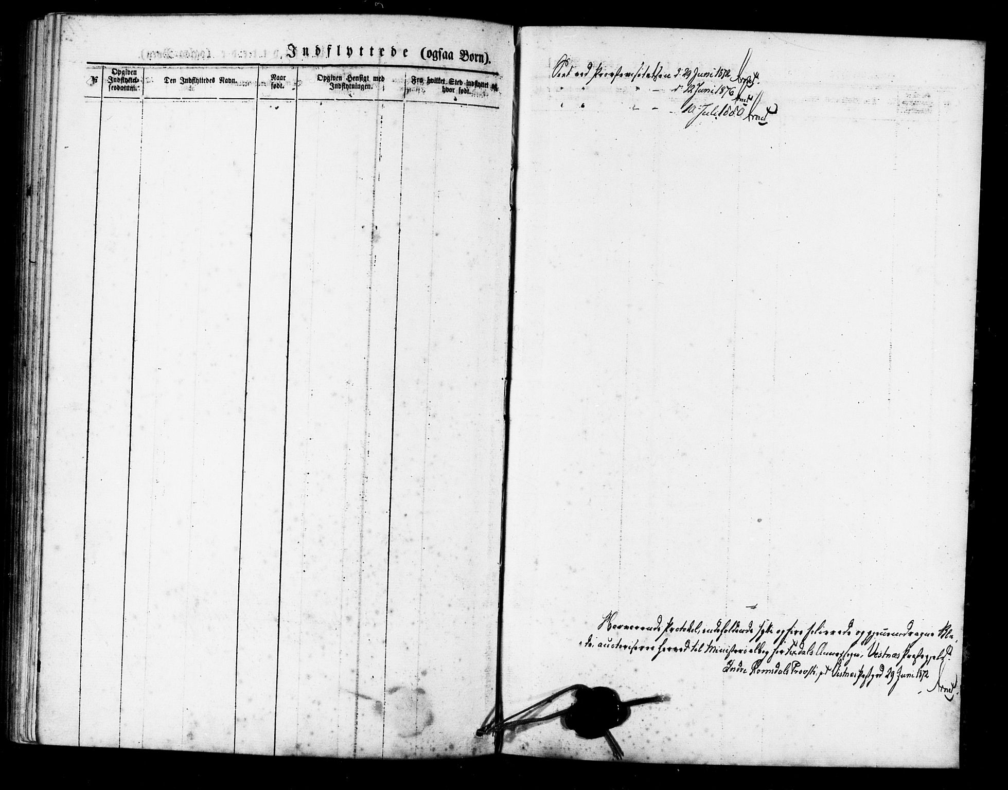 Ministerialprotokoller, klokkerbøker og fødselsregistre - Møre og Romsdal, SAT/A-1454/540/L0540: Parish register (official) no. 540A01, 1872-1883