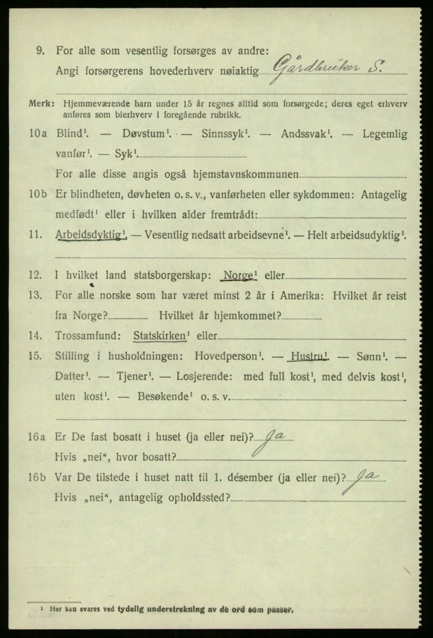 SAB, 1920 census for Fjaler, 1920, p. 8884