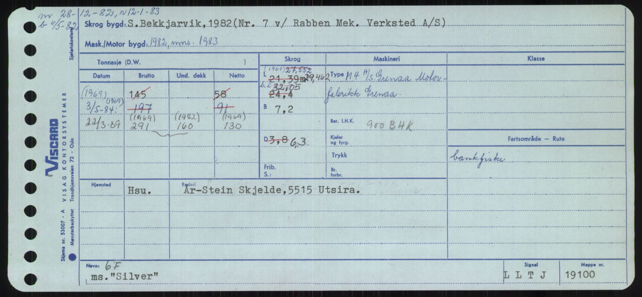 Sjøfartsdirektoratet med forløpere, Skipsmålingen, AV/RA-S-1627/H/Ha/L0005/0001: Fartøy, S-Sven / Fartøy, S-Skji, p. 433