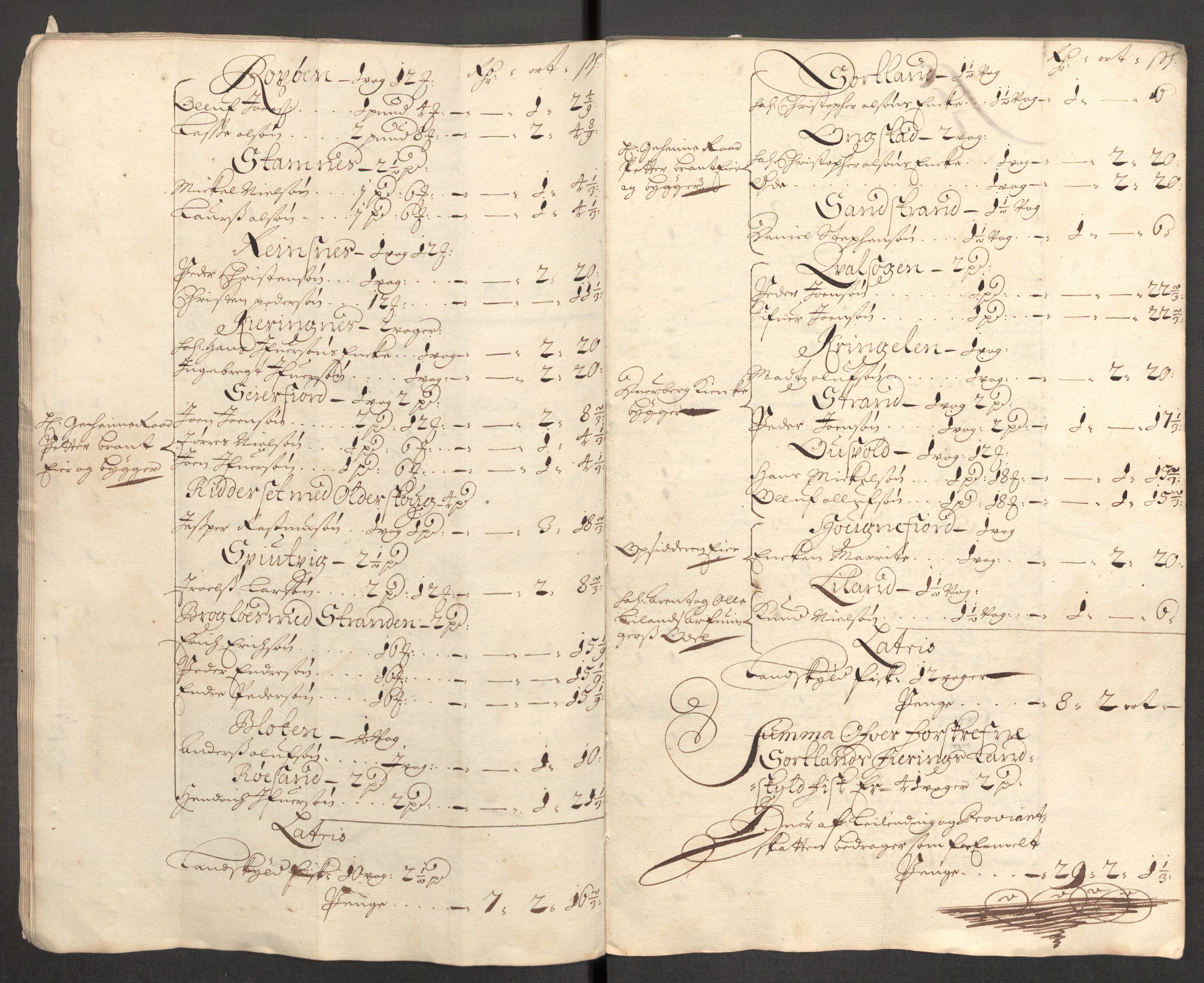 Rentekammeret inntil 1814, Reviderte regnskaper, Fogderegnskap, AV/RA-EA-4092/R67/L4678: Fogderegnskap Vesterålen, Andenes og Lofoten, 1696-1708, p. 204