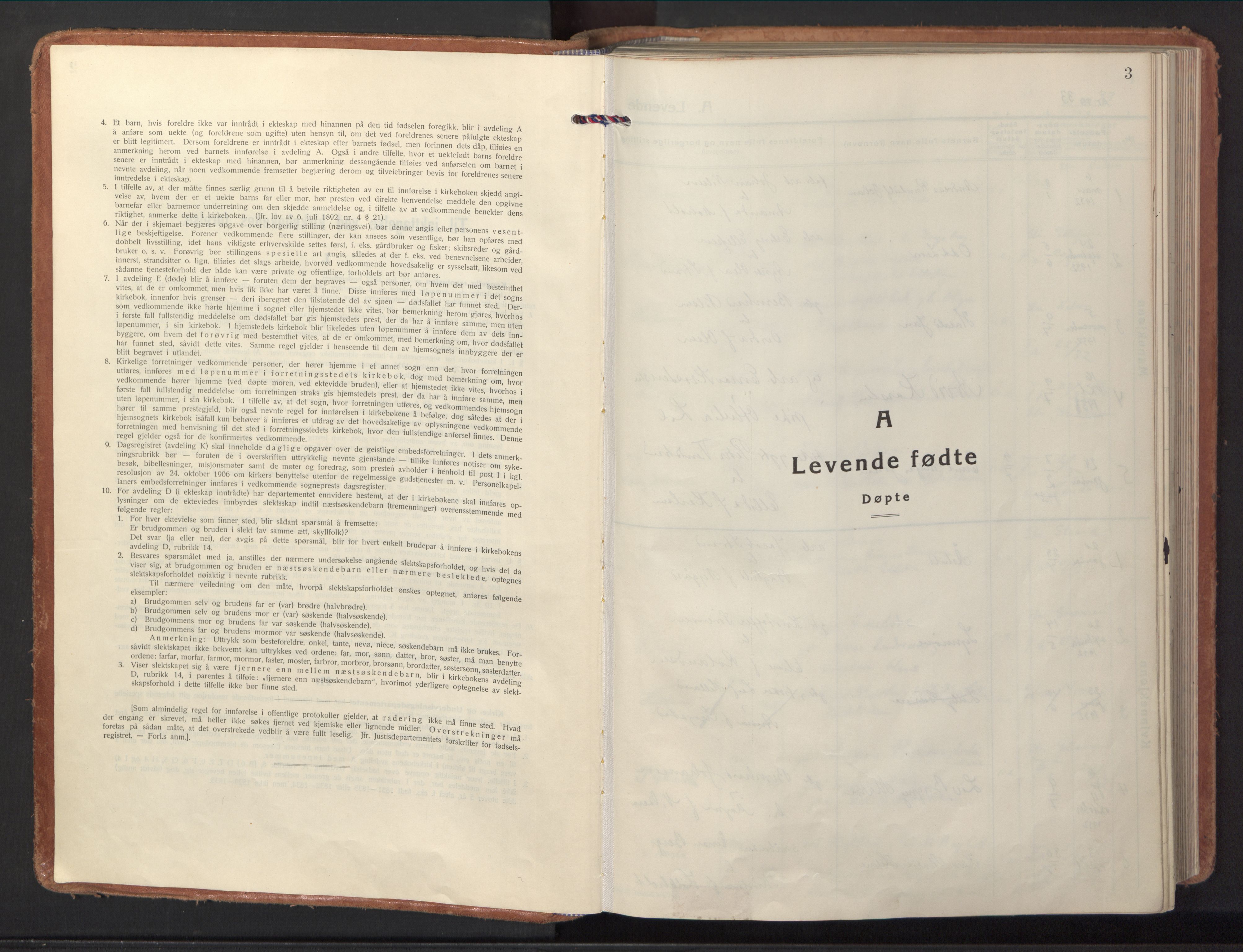 Ministerialprotokoller, klokkerbøker og fødselsregistre - Nordland, SAT/A-1459/861/L0874: Parish register (official) no. 861A09, 1932-1939, p. 3