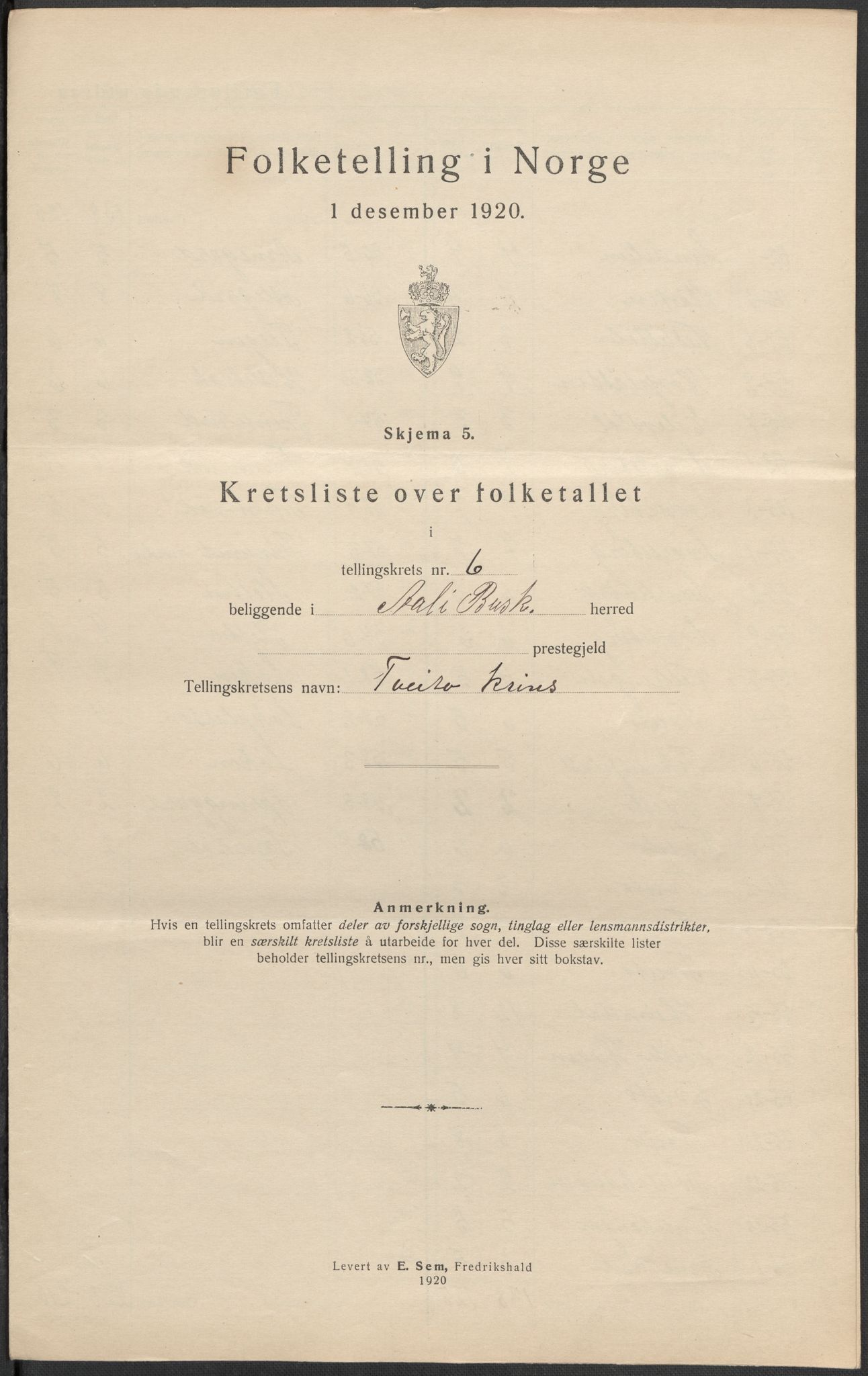 SAKO, 1920 census for Ål, 1920, p. 20