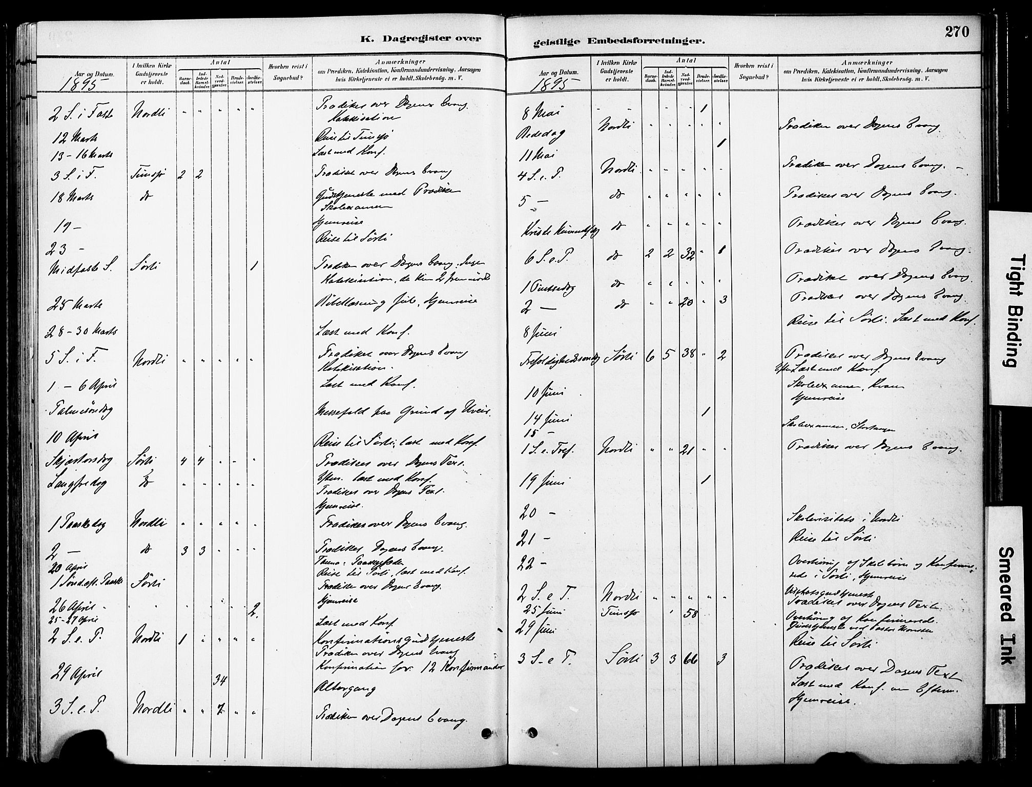 Ministerialprotokoller, klokkerbøker og fødselsregistre - Nord-Trøndelag, SAT/A-1458/755/L0494: Parish register (official) no. 755A03, 1882-1902, p. 270