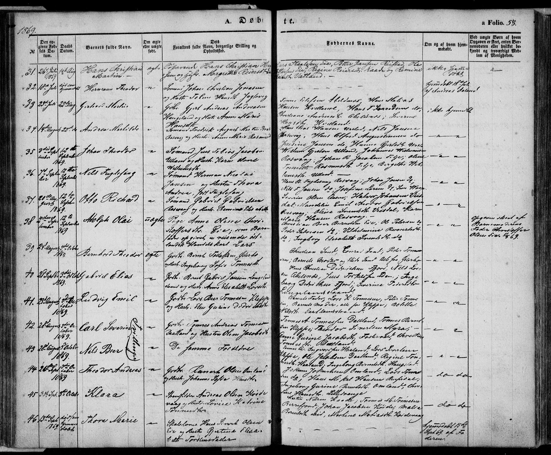 Flekkefjord sokneprestkontor, AV/SAK-1111-0012/F/Fa/Fab/L0004: Parish register (official) no. A 4, 1850-1875, p. 58