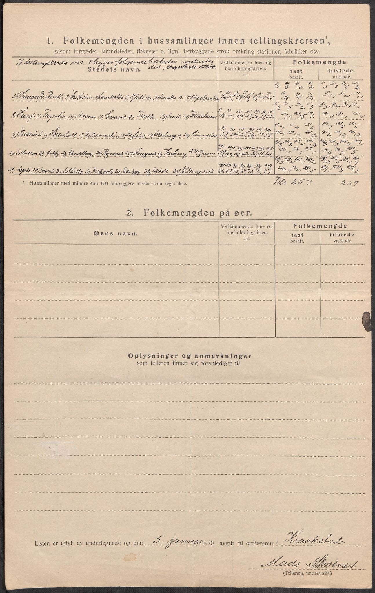 SAO, 1920 census for Kråkstad, 1920, p. 31