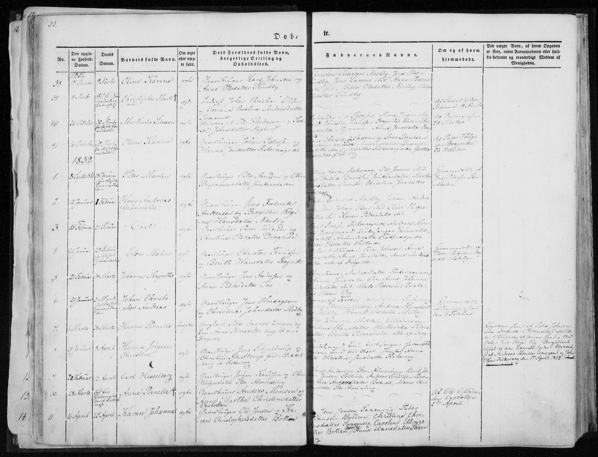 Ministerialprotokoller, klokkerbøker og fødselsregistre - Nordland, SAT/A-1459/847/L0666: Parish register (official) no. 847A06, 1842-1871, p. 33