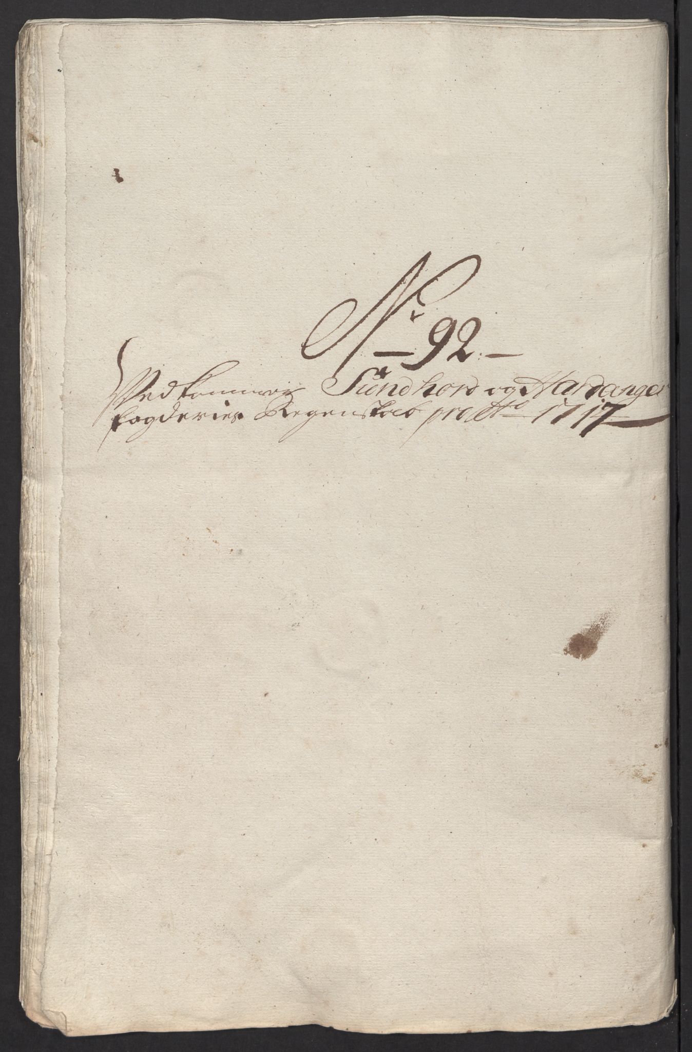 Rentekammeret inntil 1814, Reviderte regnskaper, Fogderegnskap, AV/RA-EA-4092/R48/L2994: Fogderegnskap Sunnhordland og Hardanger, 1717, p. 438