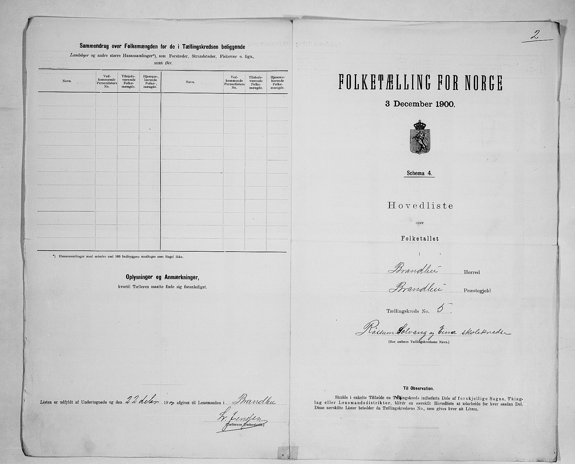 SAH, 1900 census for Brandbu, 1900, p. 30