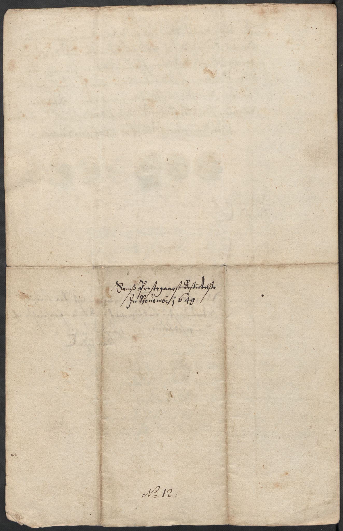 Riksarkivets diplomsamling, AV/RA-EA-5965/F15/L0024: Prestearkiv - Vestfold, 1619-1681, p. 126