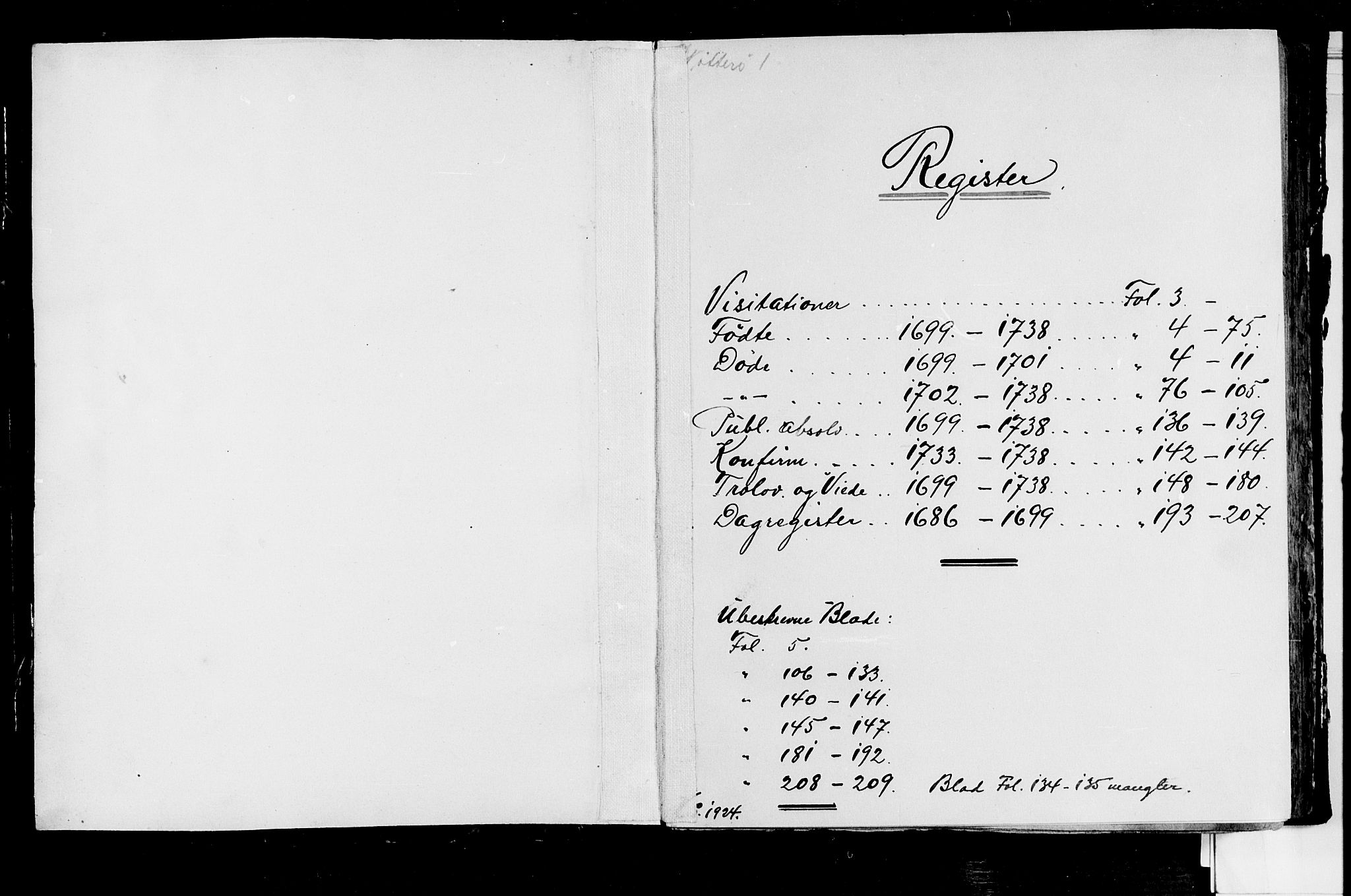 Nøtterøy kirkebøker, AV/SAKO-A-354/F/Fa/L0001: Parish register (official) no. I 1, 1686-1738