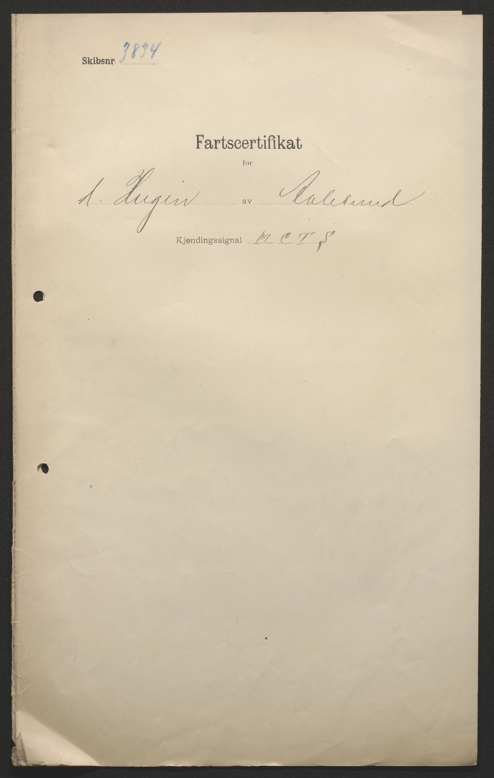 Sjøfartsdirektoratet med forløpere, skipsmapper slettede skip, AV/RA-S-4998/F/Fa/L0519: --, 1850-1922, p. 417