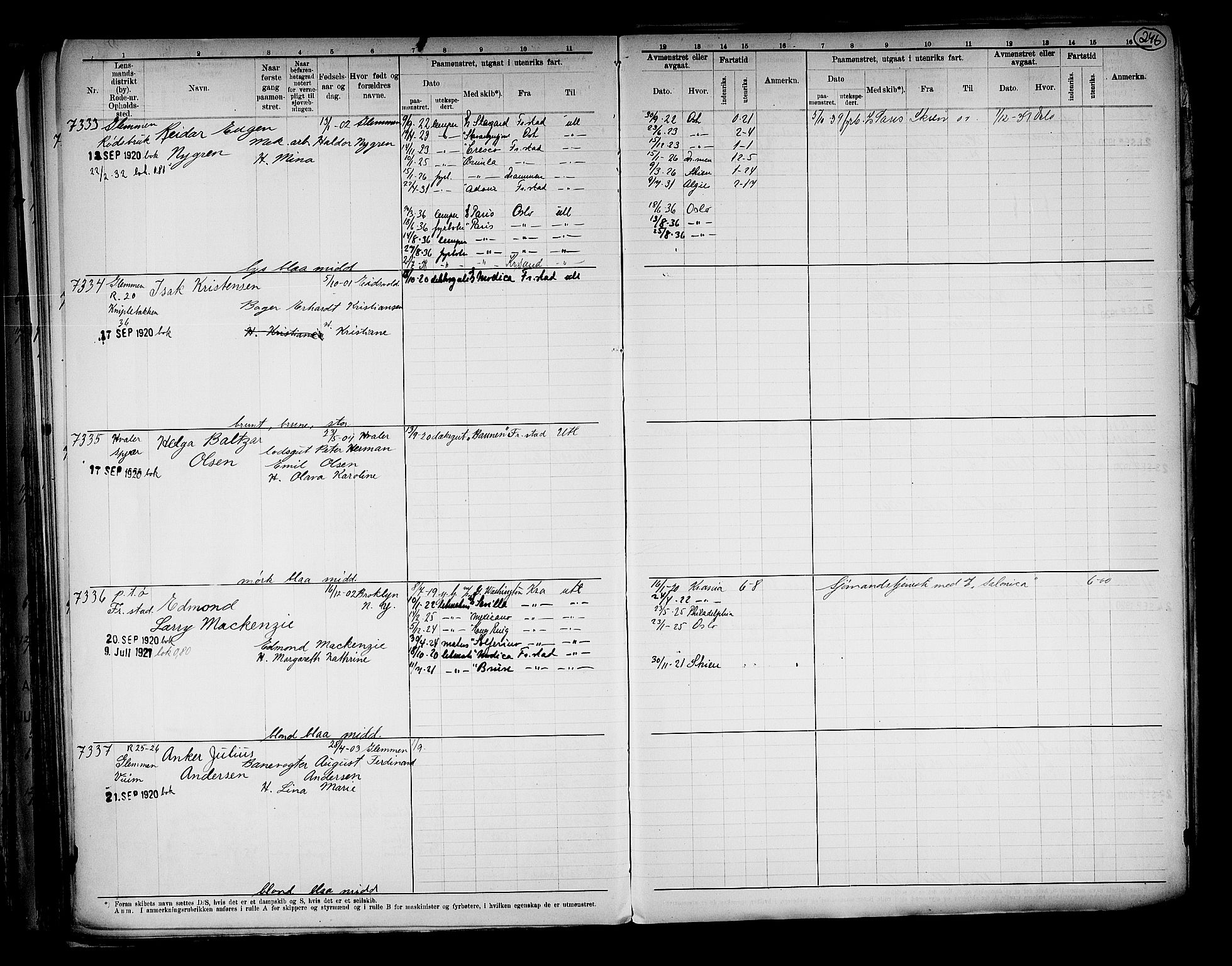 Fredrikstad mønstringskontor, SAO/A-10569b/F/Fc/Fcb/L0022: Hovedrulle, 1913, p. 277