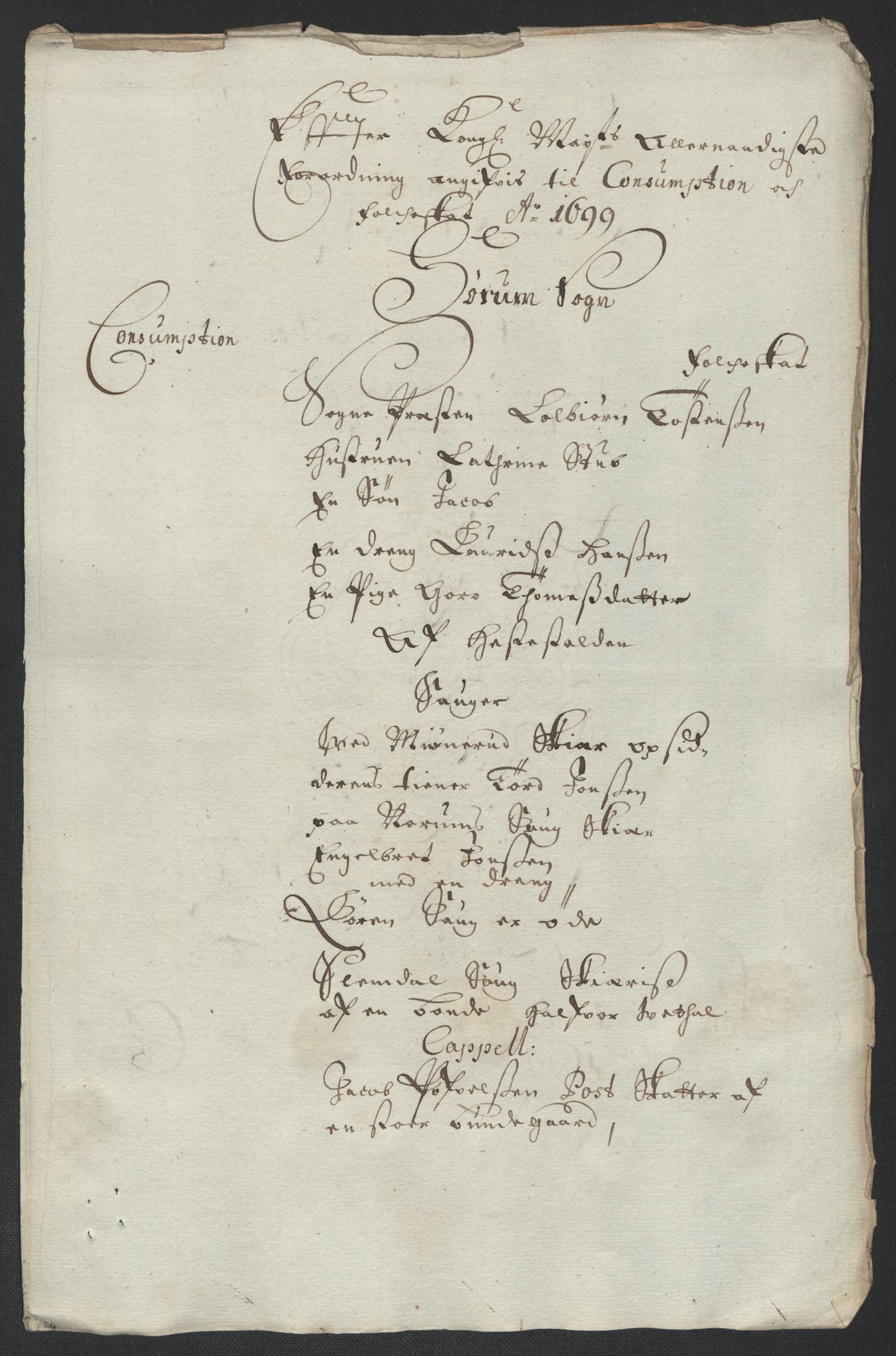 Rentekammeret inntil 1814, Reviderte regnskaper, Fogderegnskap, AV/RA-EA-4092/R11/L0582: Fogderegnskap Nedre Romerike, 1699, p. 168