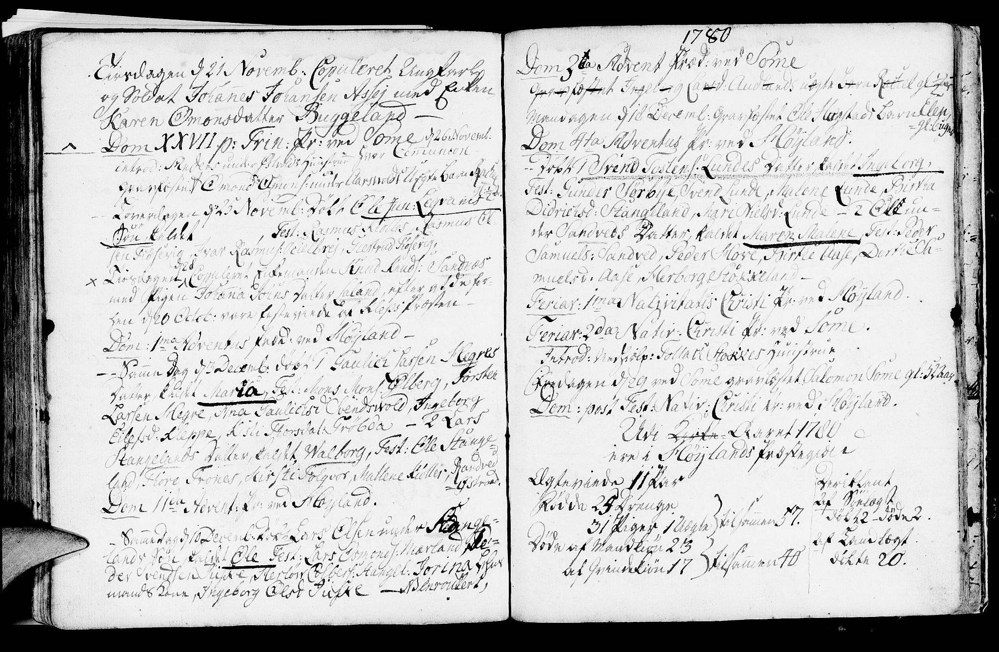 Høyland sokneprestkontor, SAST/A-101799/001/30BA/L0003: Parish register (official) no. A 3, 1753-1783