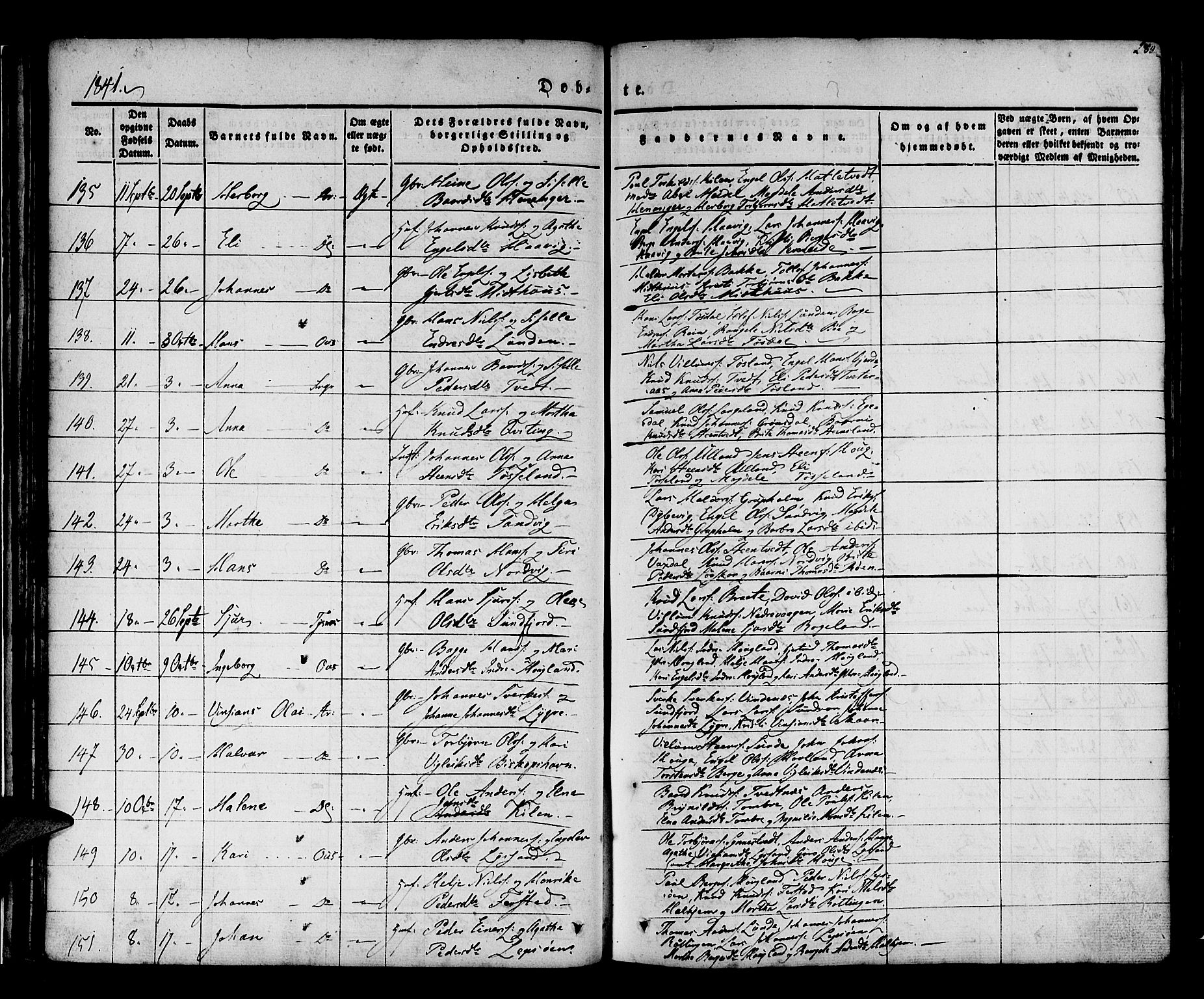 Os sokneprestembete, AV/SAB-A-99929: Parish register (official) no. A 15, 1839-1851, p. 28