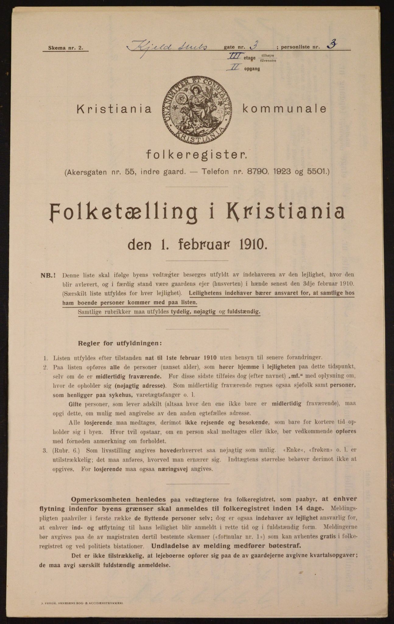 OBA, Municipal Census 1910 for Kristiania, 1910, p. 49827