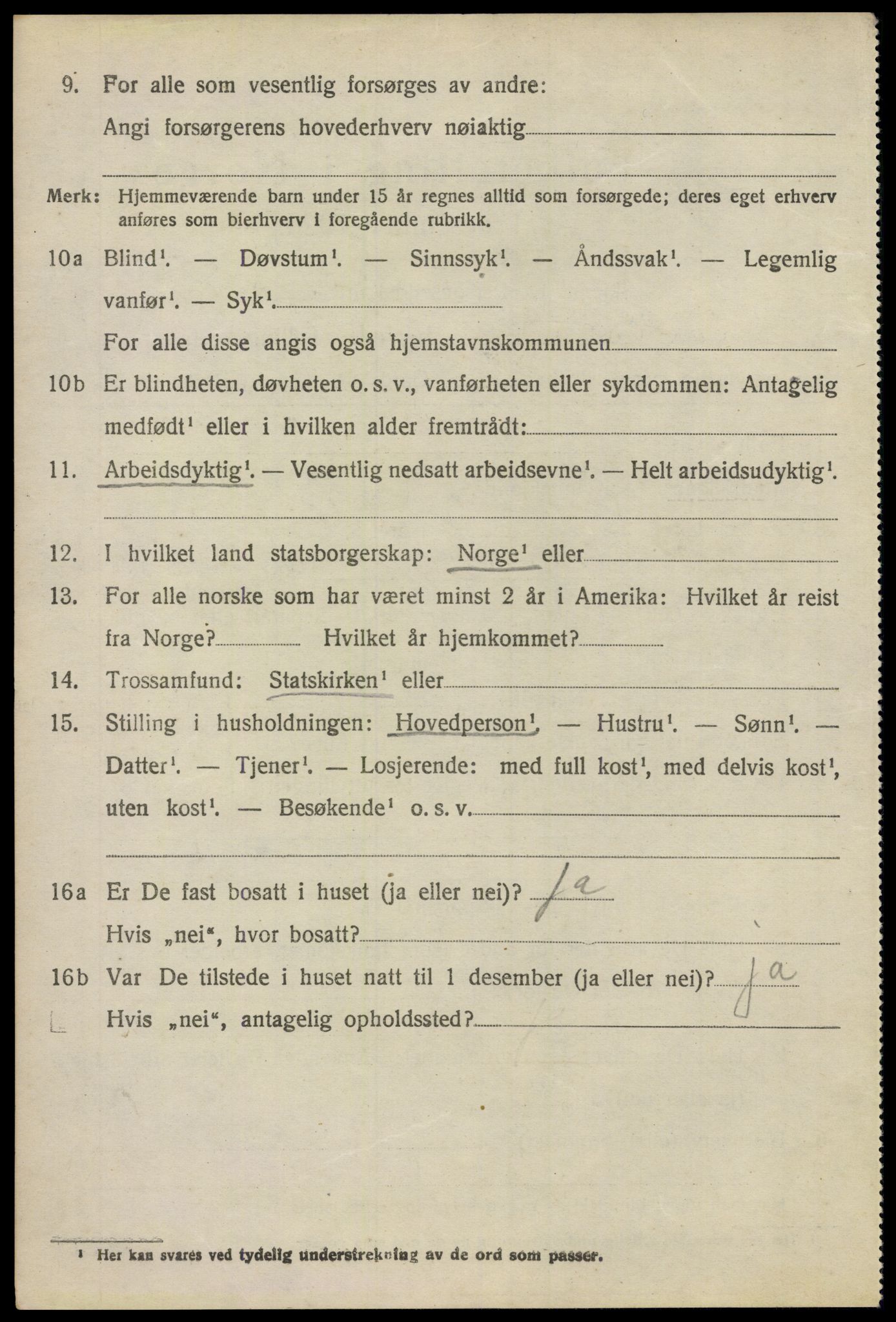 SAO, 1920 census for Asker, 1920, p. 16399