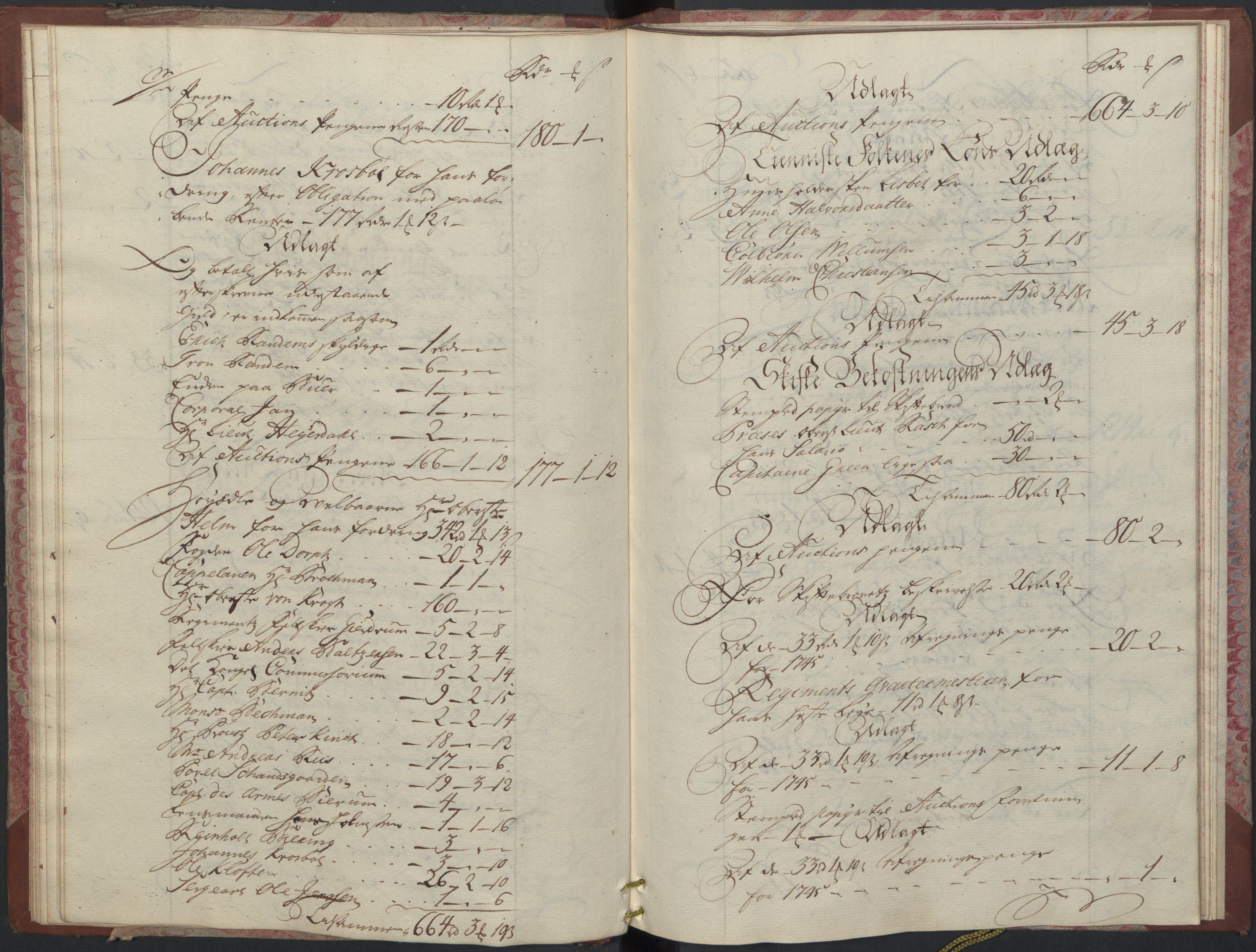 Forsvaret, Generalauditøren, AV/RA-RAFA-1772/F/Fj/Fja/L0020: --, 1746-1820, p. 16