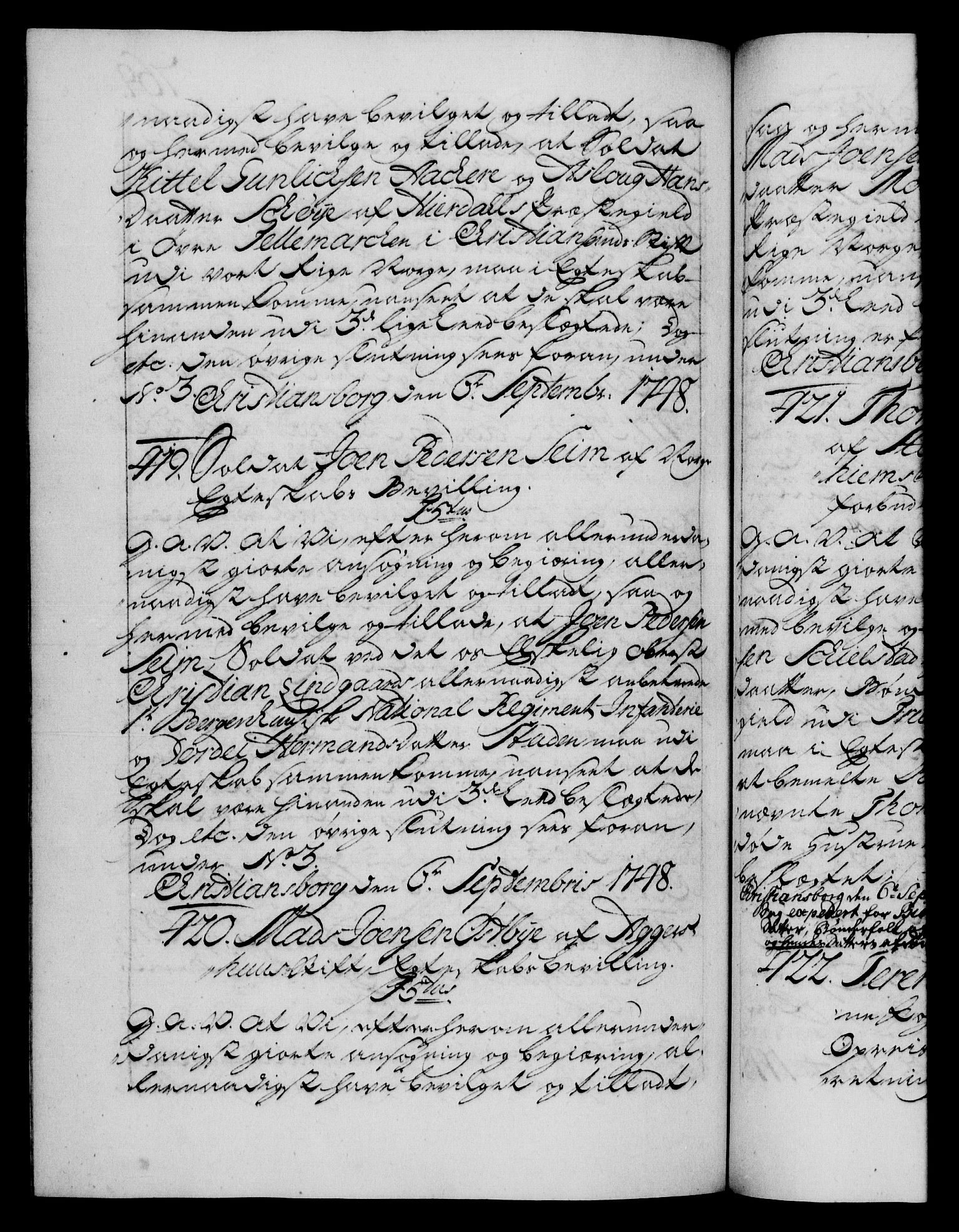 Danske Kanselli 1572-1799, AV/RA-EA-3023/F/Fc/Fca/Fcaa/L0035: Norske registre, 1746-1748, p. 769b